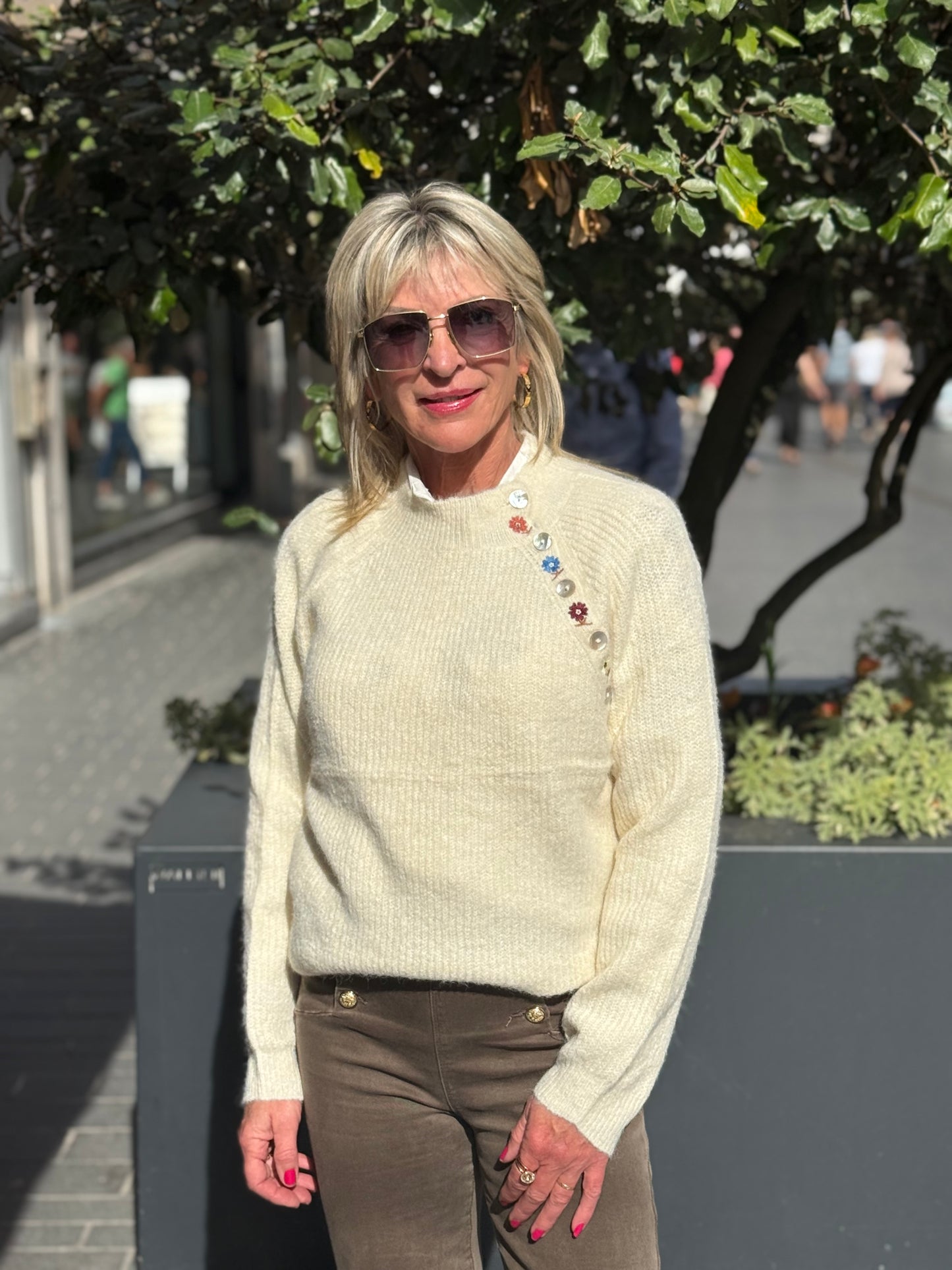 Pull Bodine beige