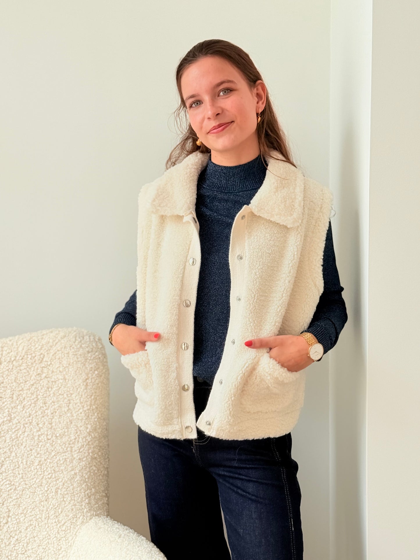 Gilet Bente beige