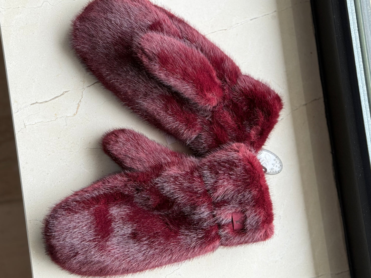 Handschoen Bine burgundy