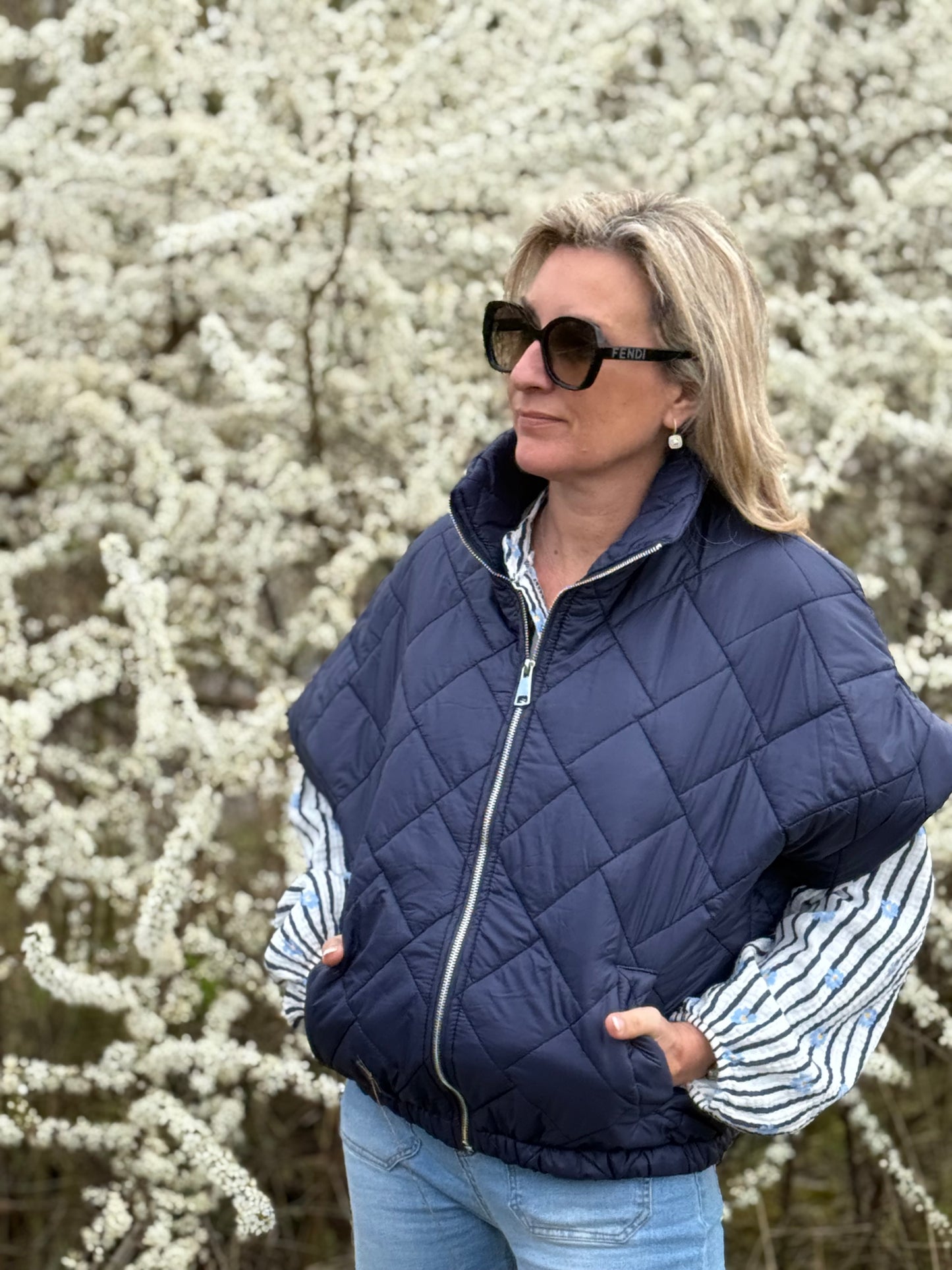 Bodywarmer Alfa Navy