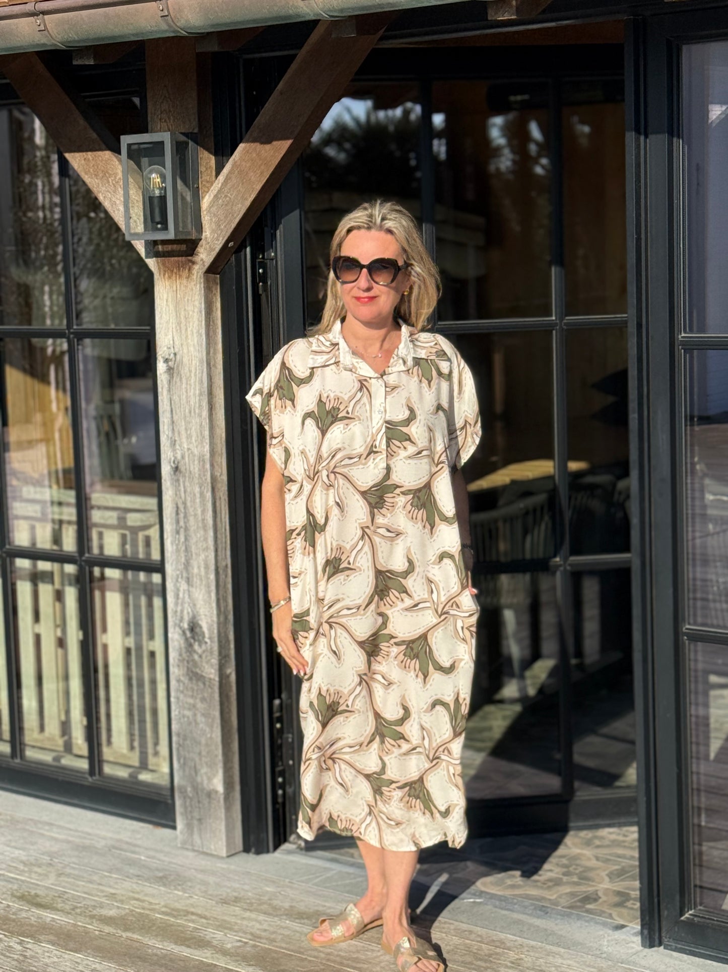 Kleed Alison khaki