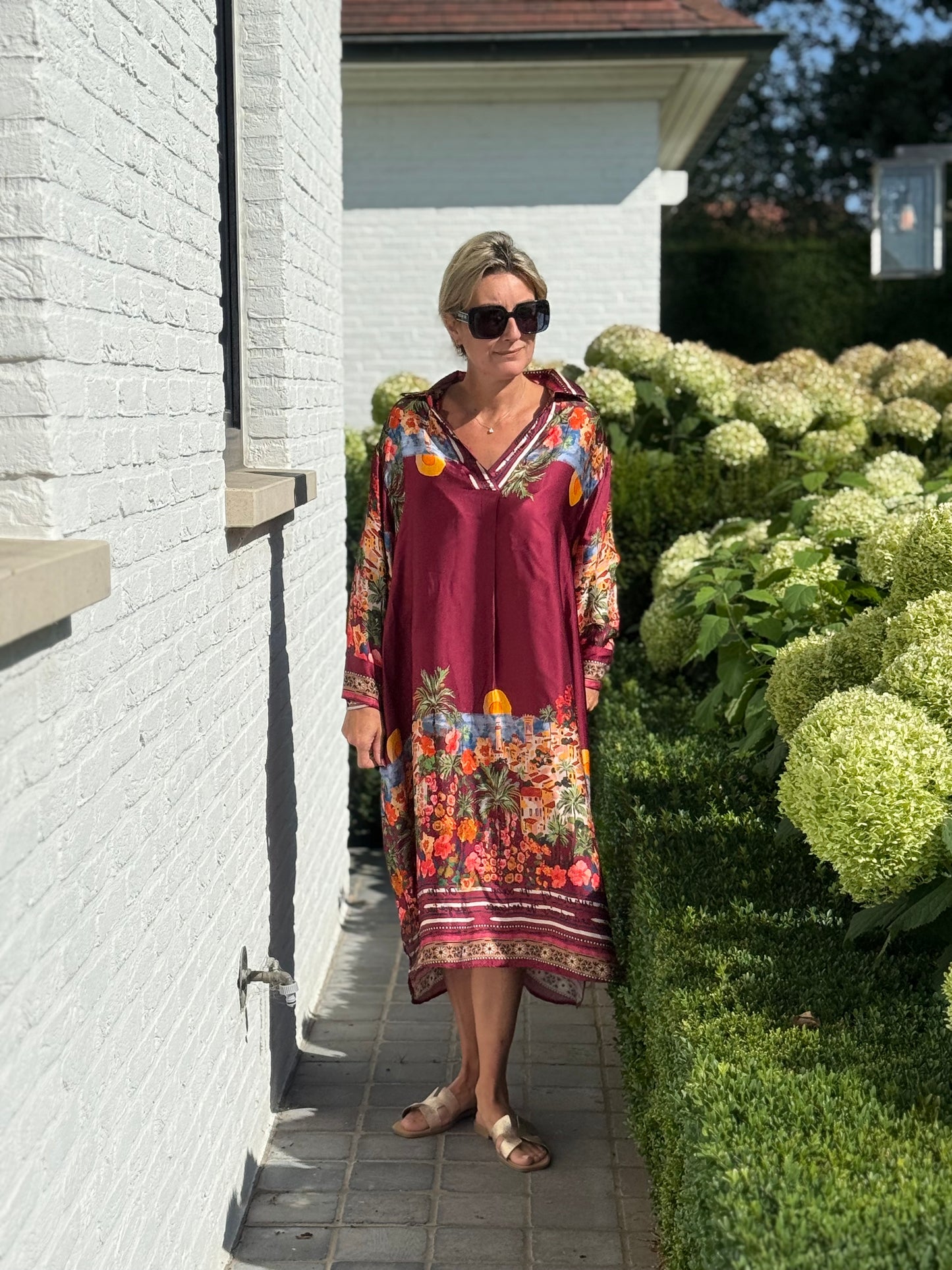Dress Bibi Burgundy