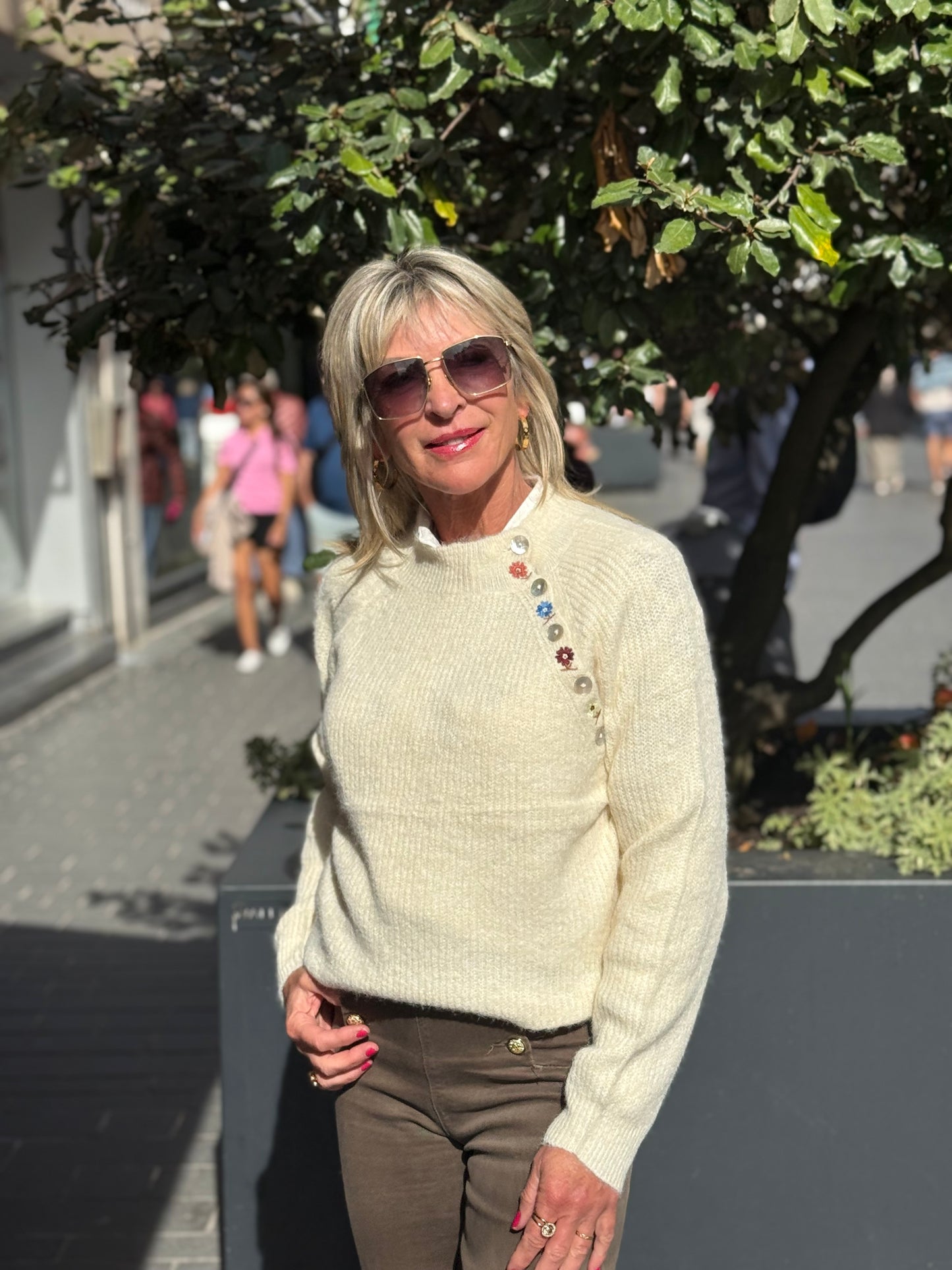 Pull Bodine beige