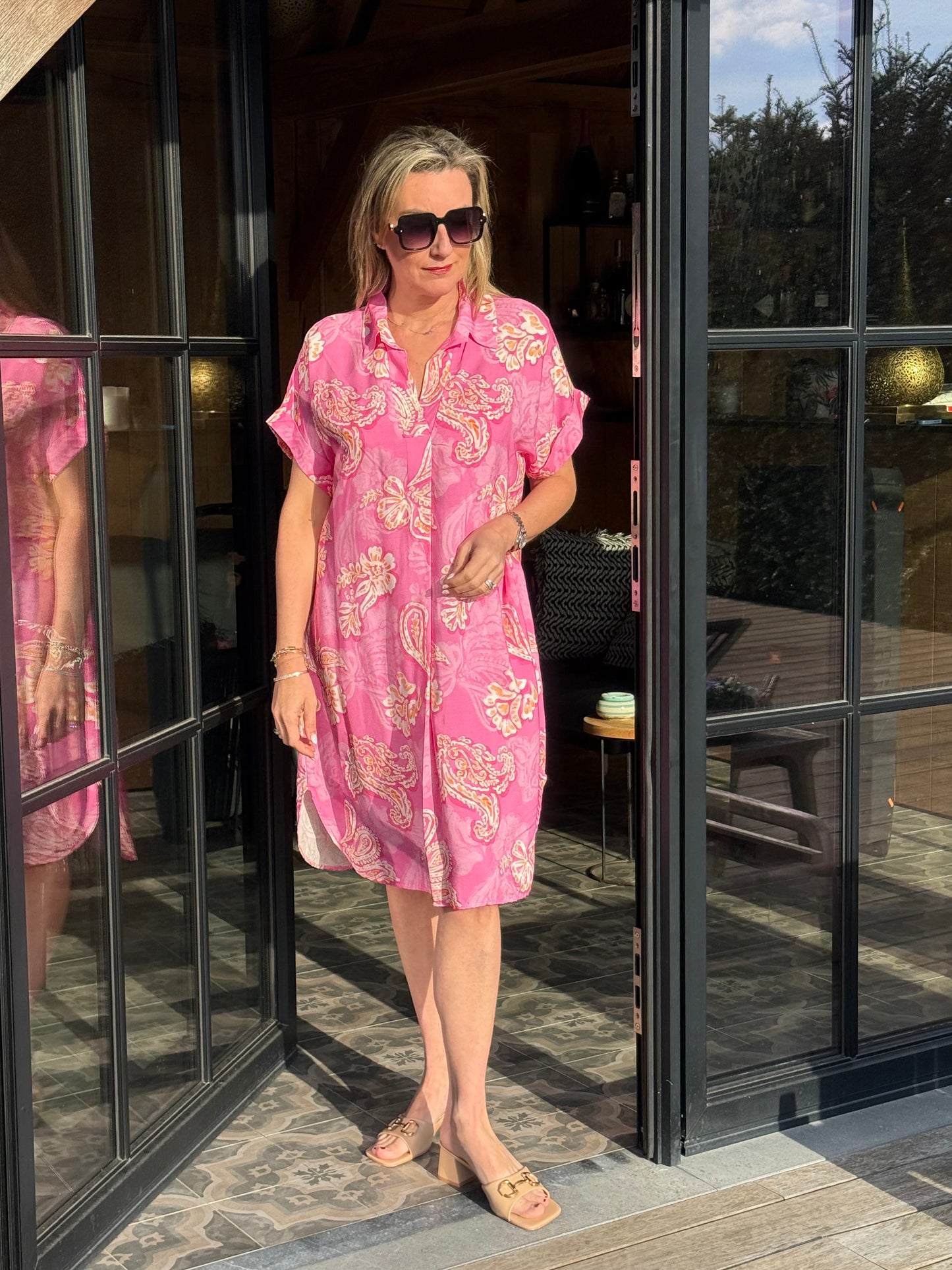 Kleed Cally Pink Orange