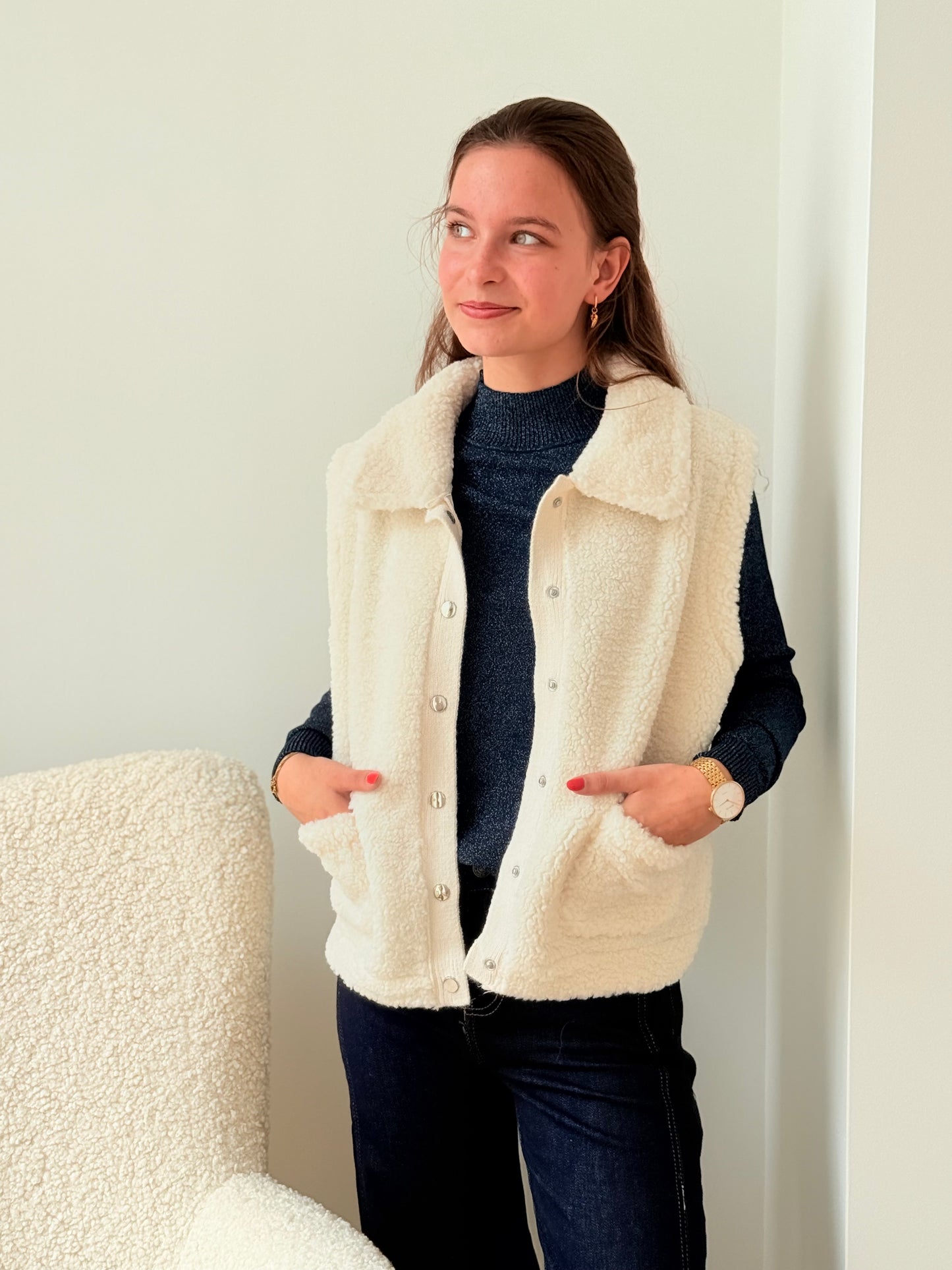 Gilet Bente beige