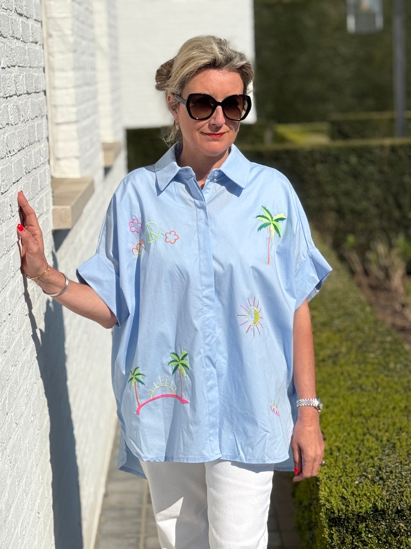 Blouse Adara Blue