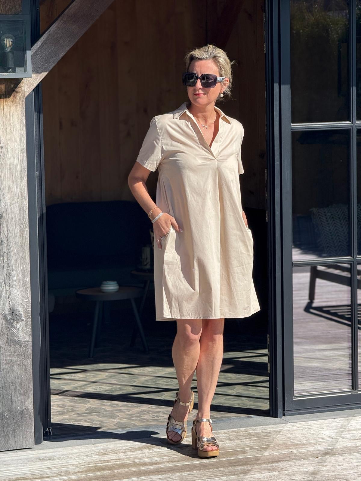 Kleed Agnes beige