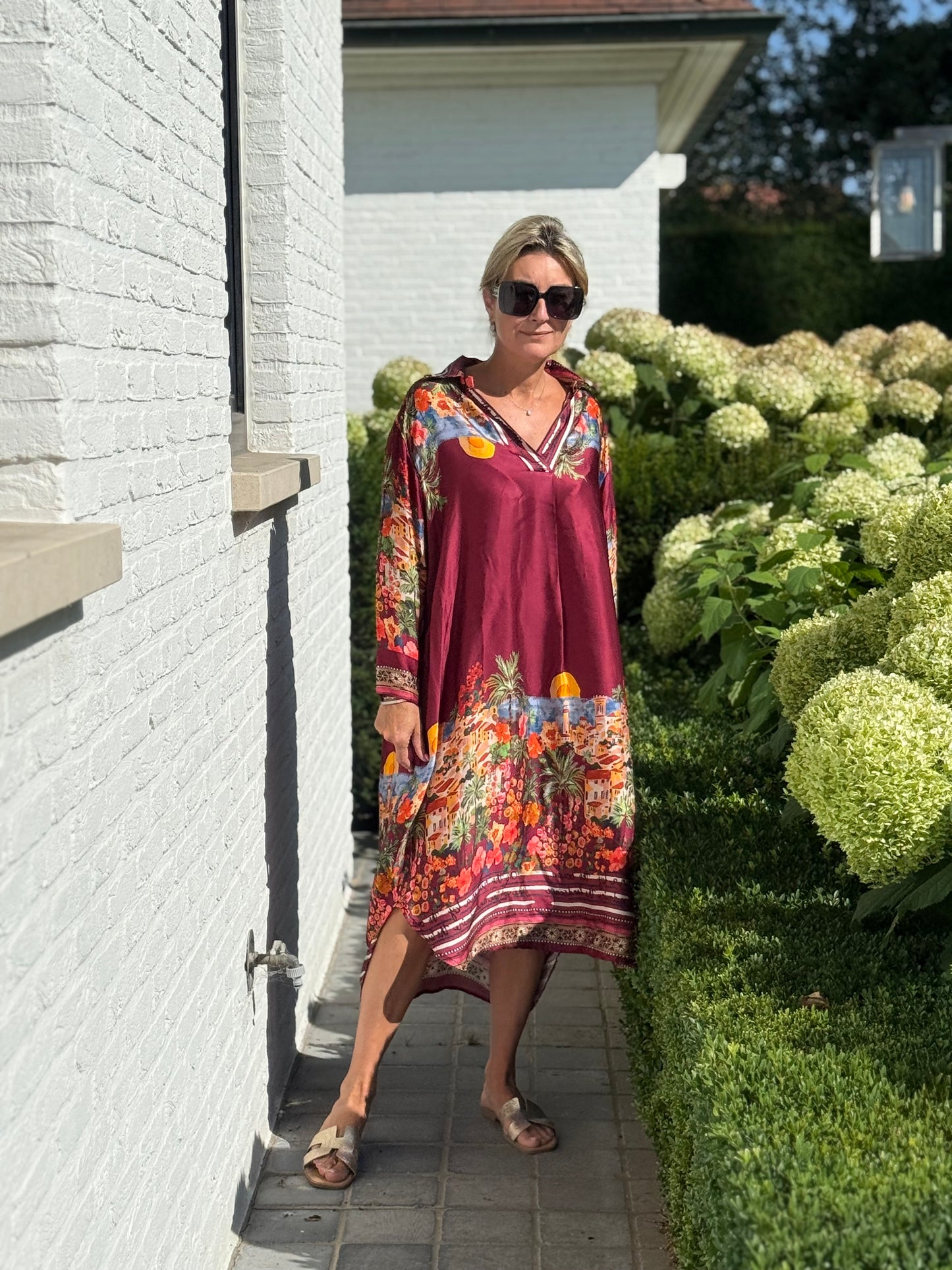 Dress Bibi Burgundy