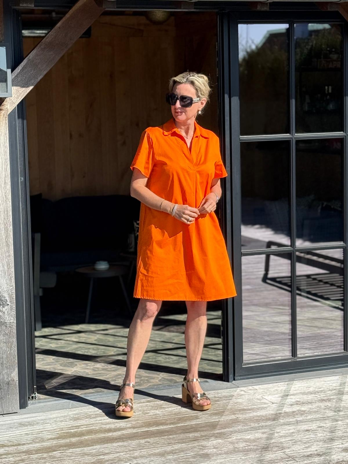 Kleed Agnes oranje