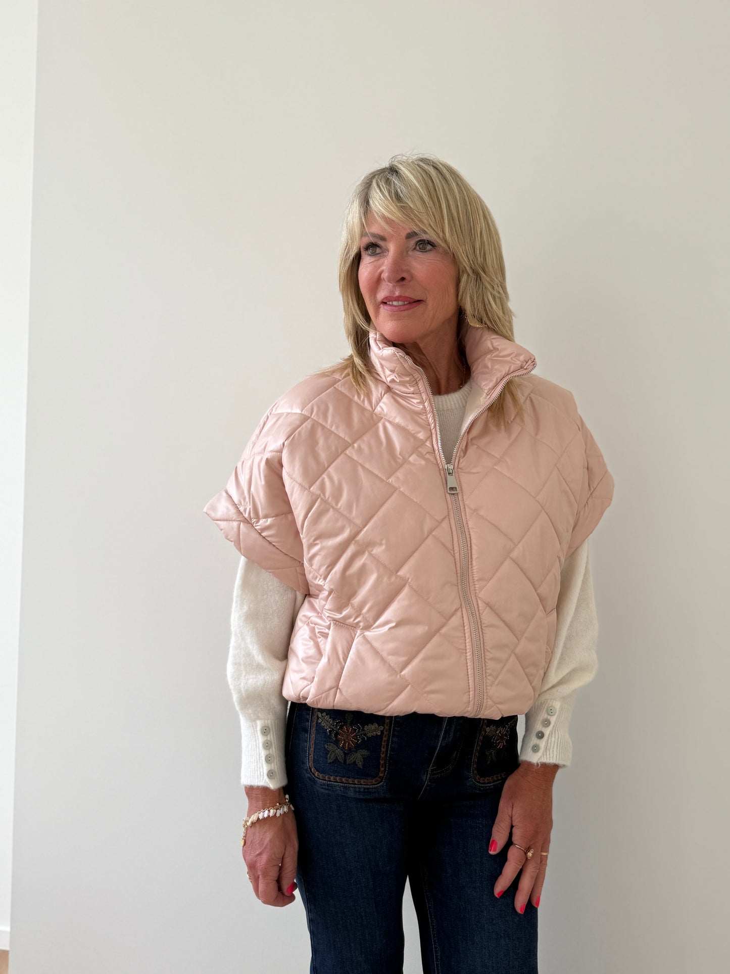 Bodywarmer Betty roze