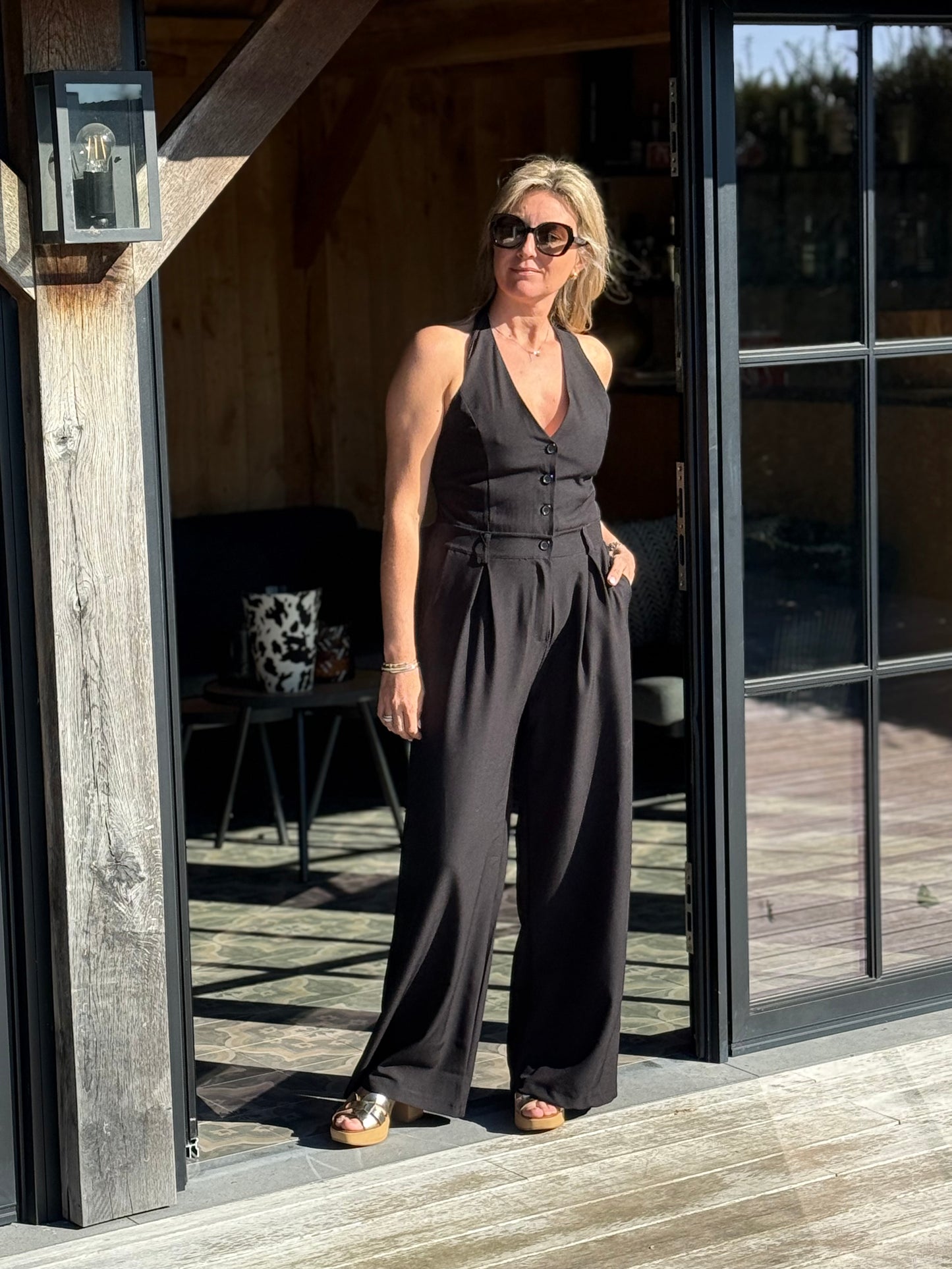 Jumpsuit Aletta zwart