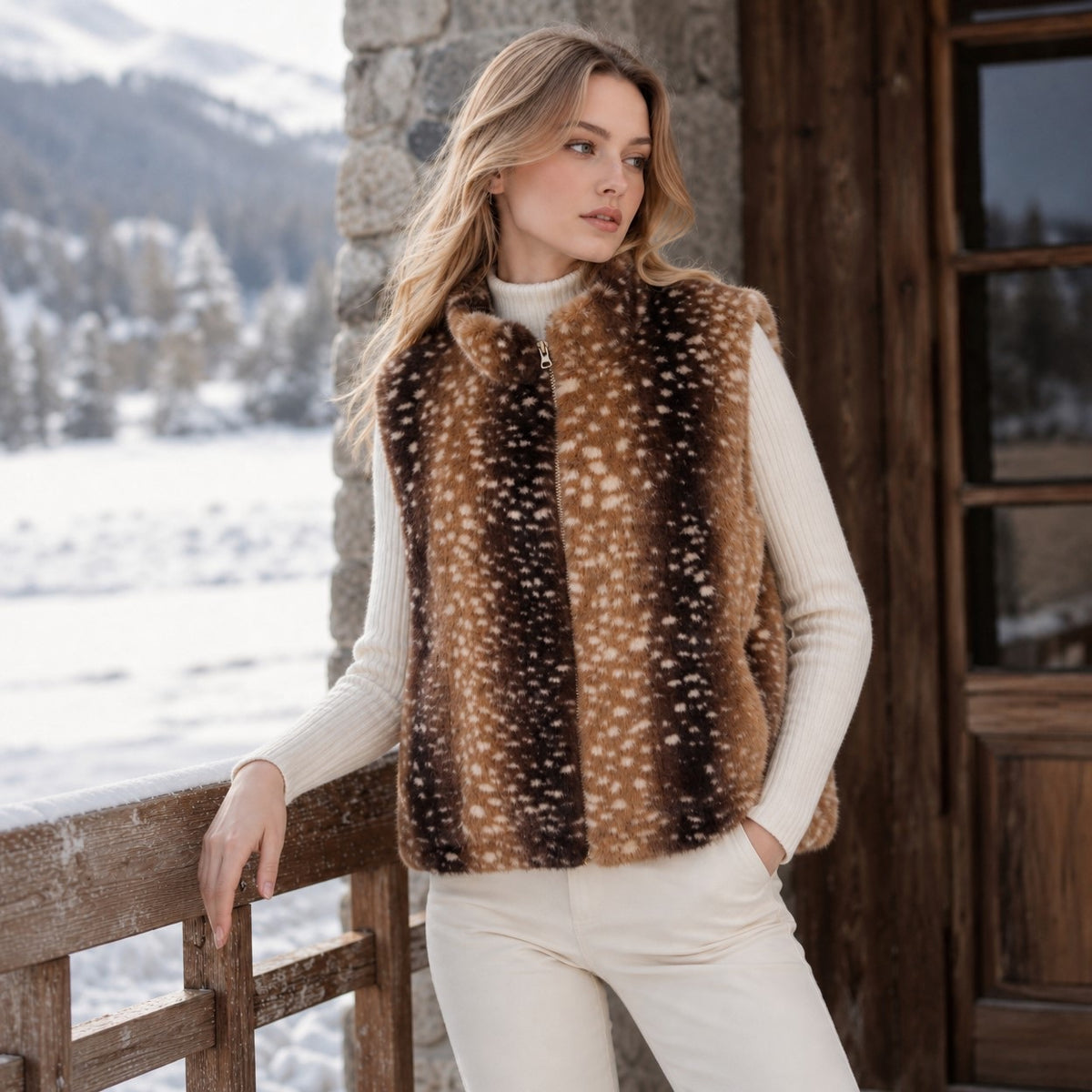 Gilet Bambi choco