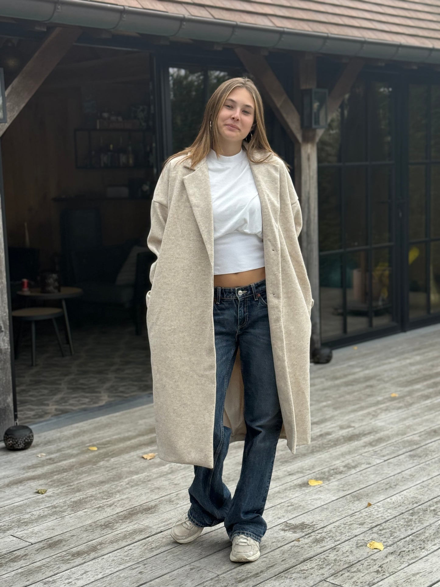 Jas Brendy beige