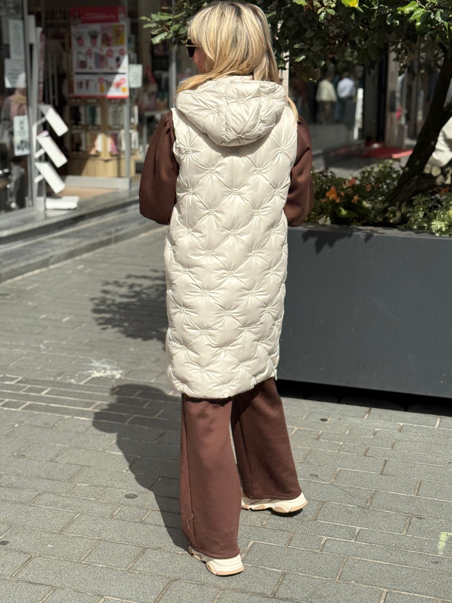 Bodywarmer Beyza beige
