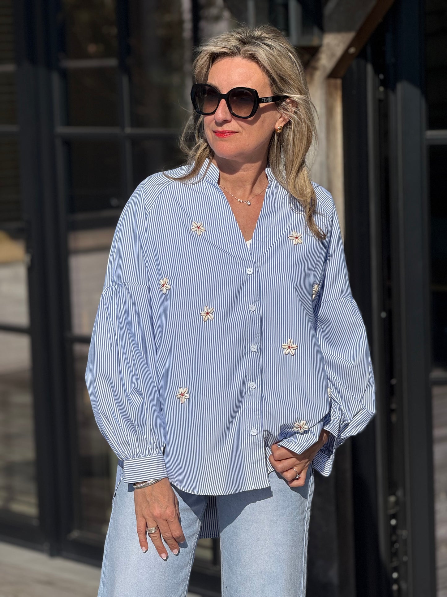 Blouse Albello gestreept