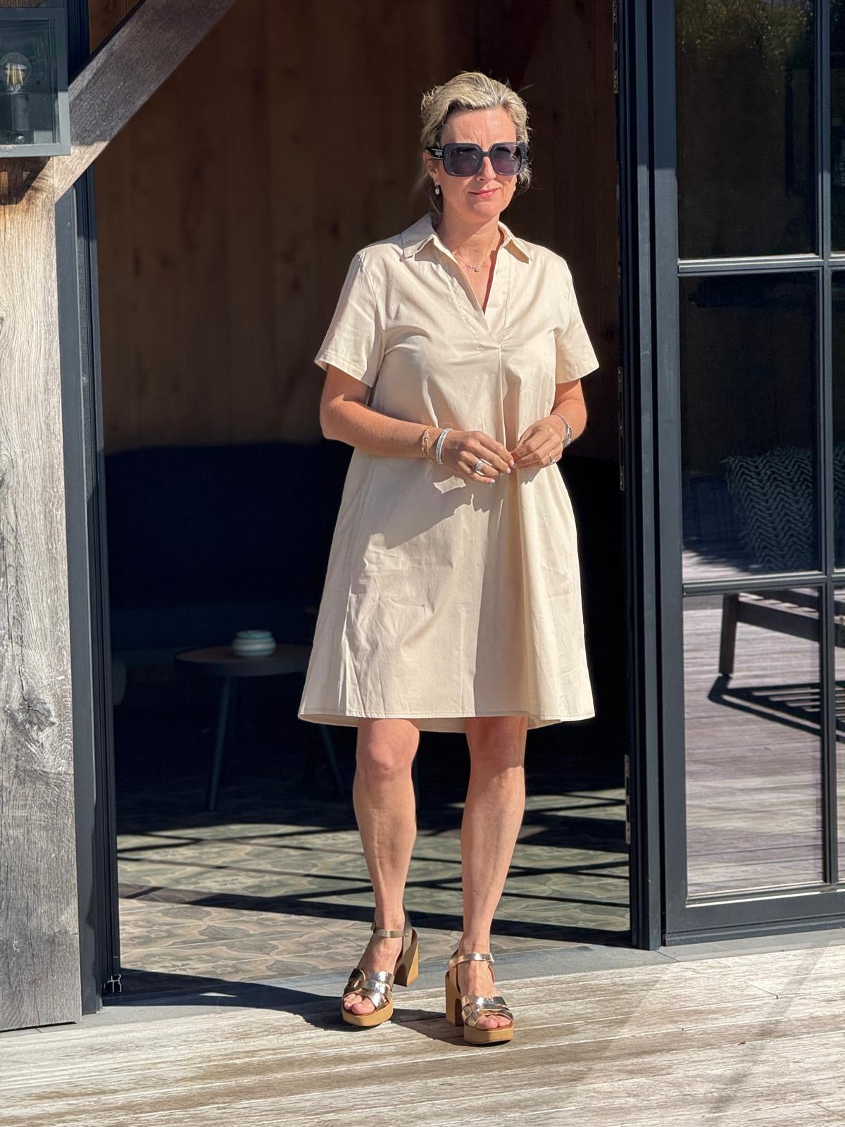 Kleed Agnes beige