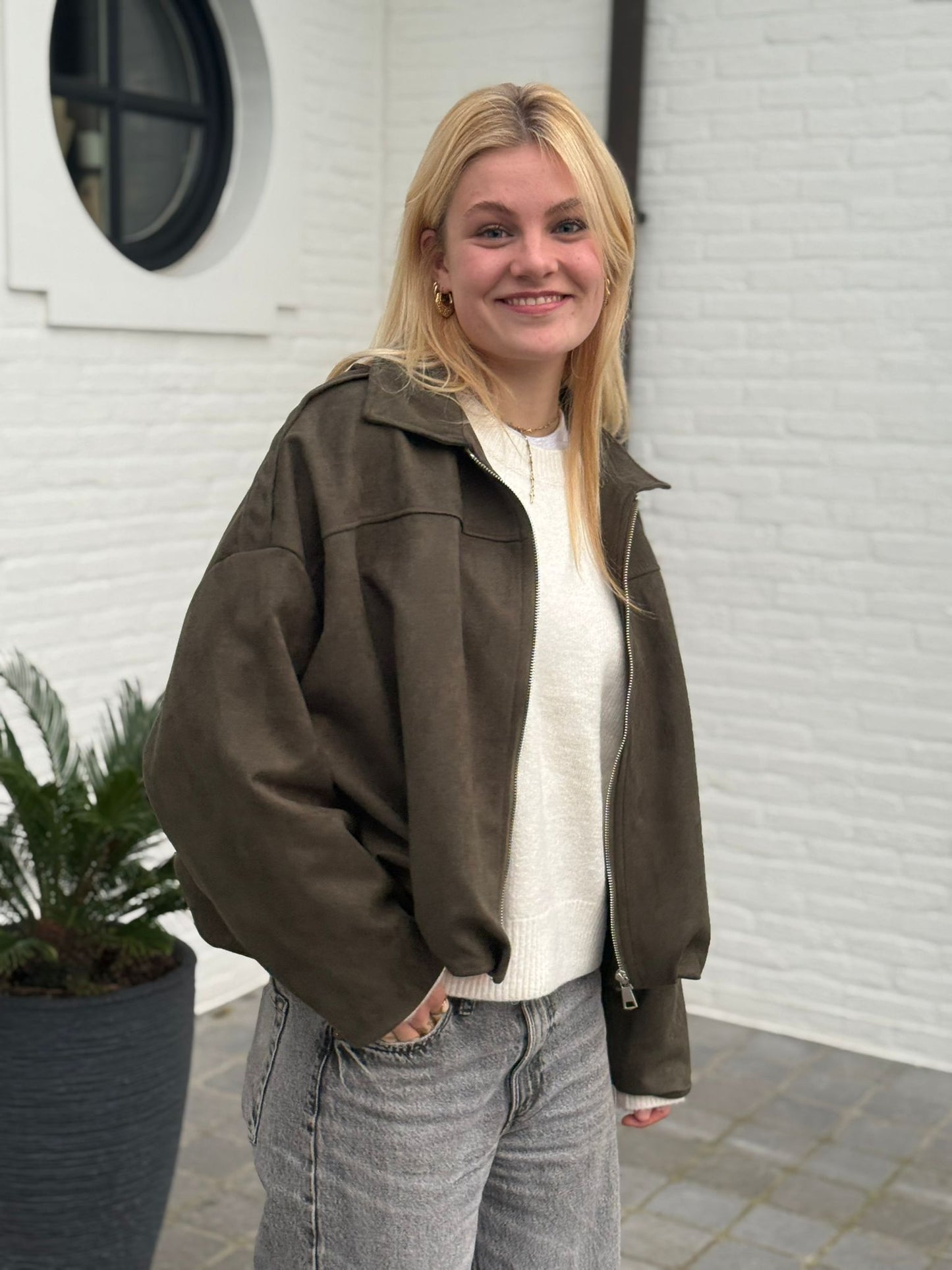Jacket Belia khaki