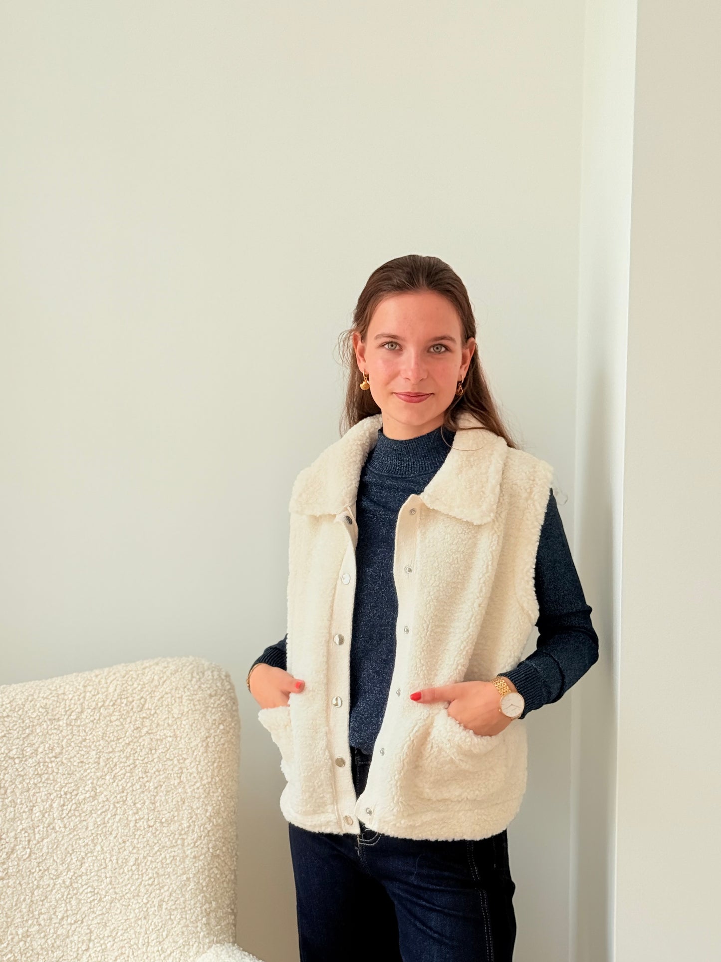 Gilet Bente beige