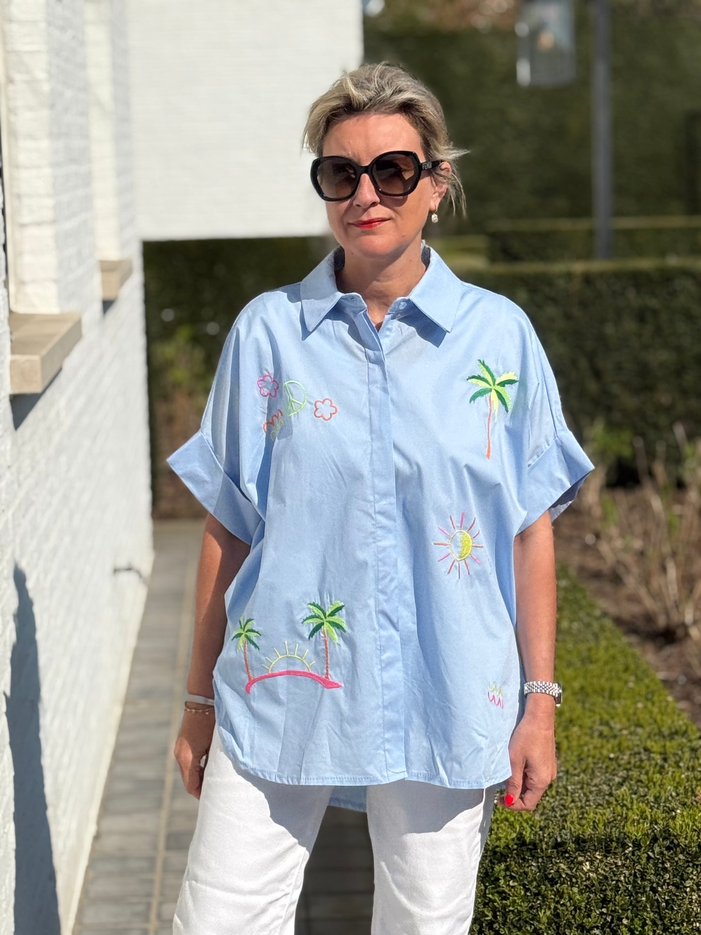 Blouse Adara Blue