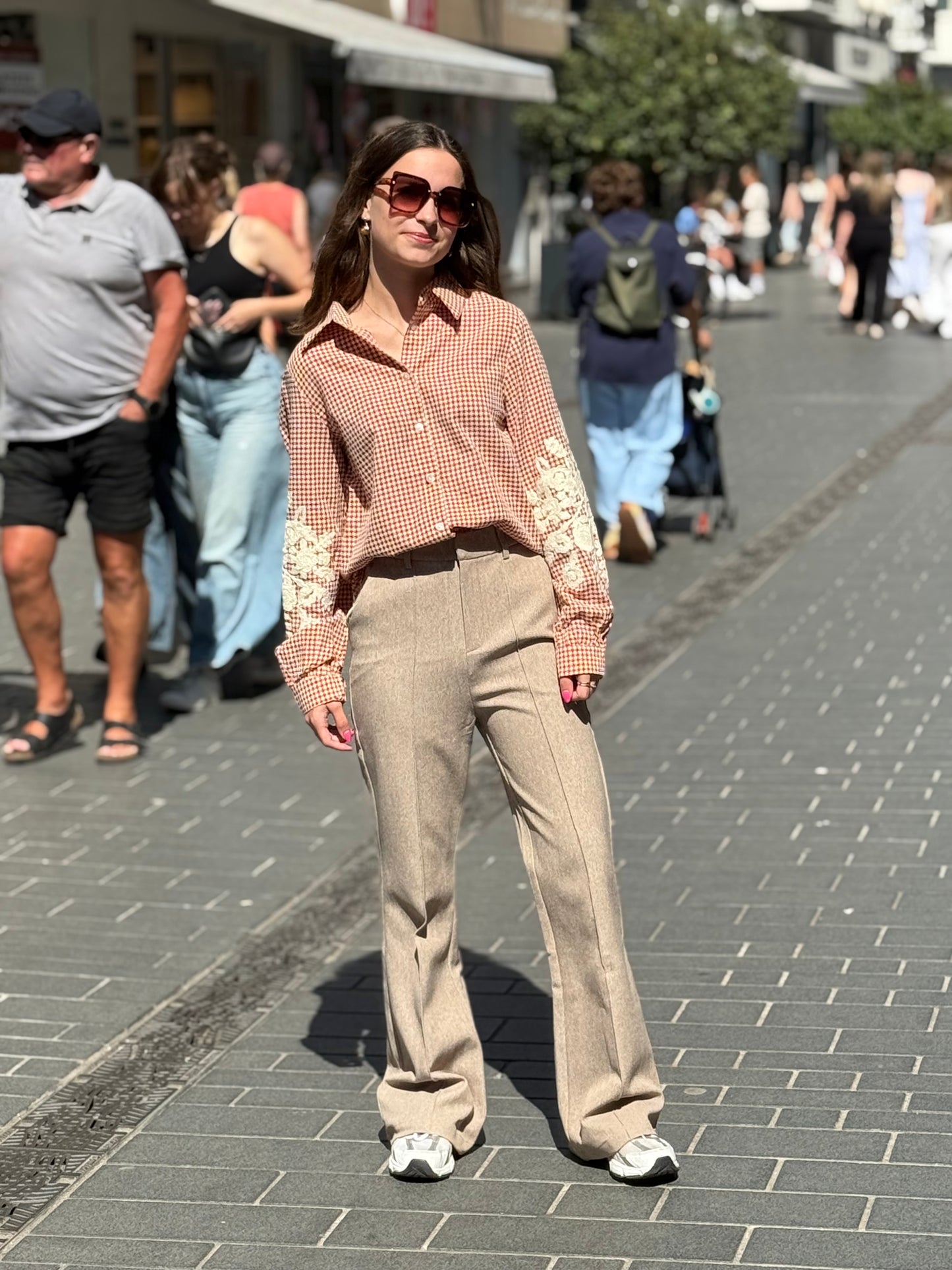 Broek Bettine taupe
