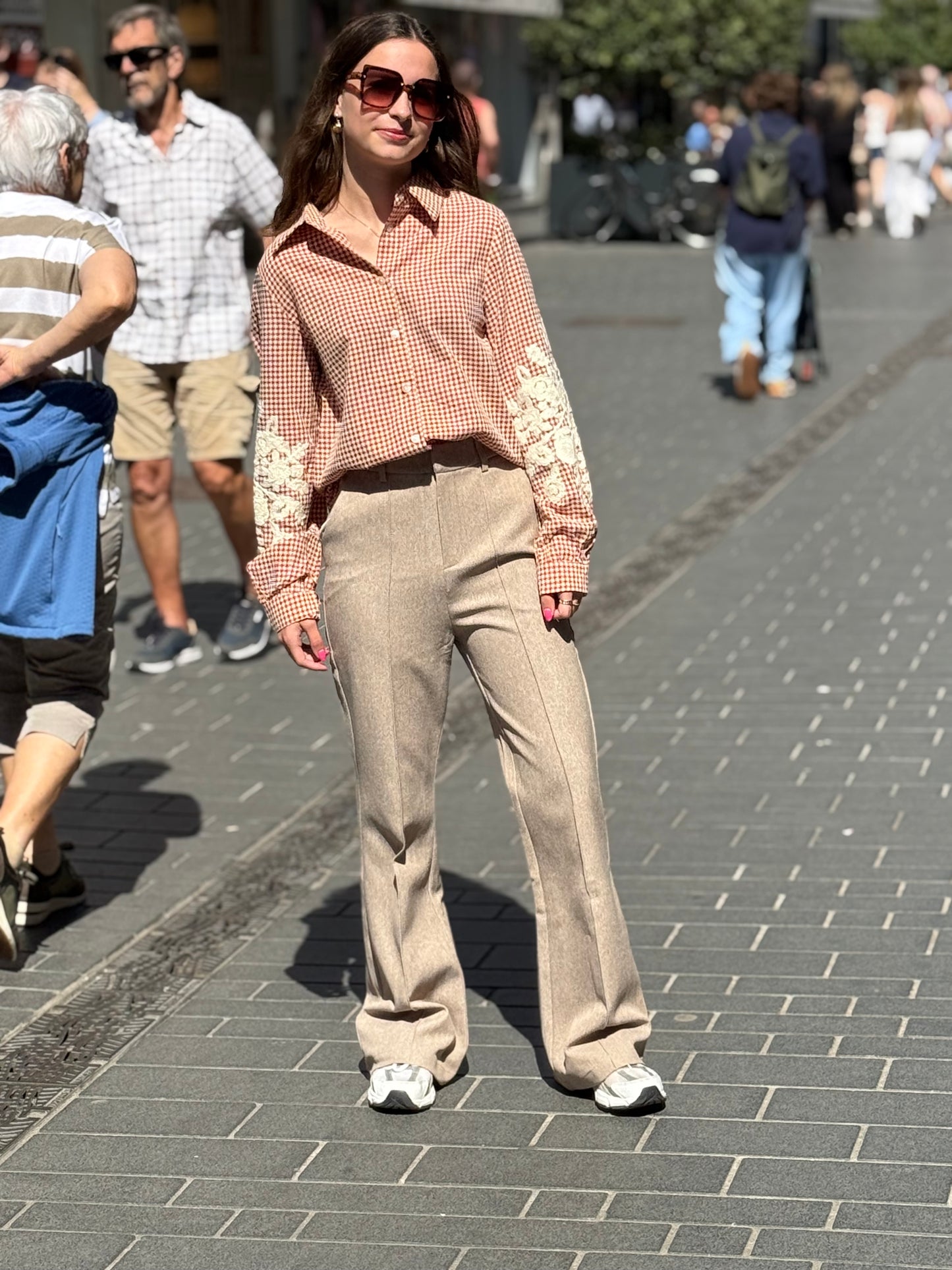 Broek Bettine taupe