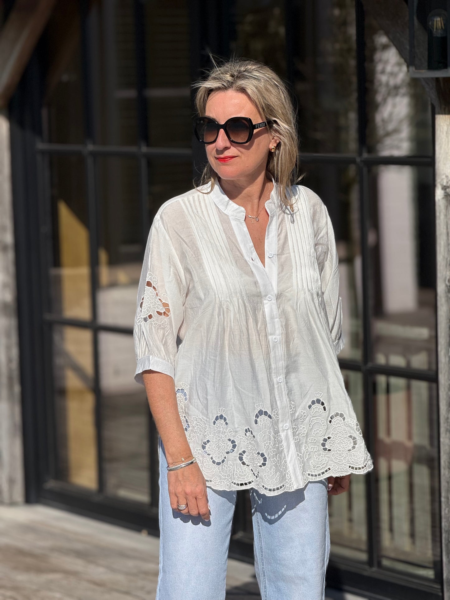 Blouse Ayda wit