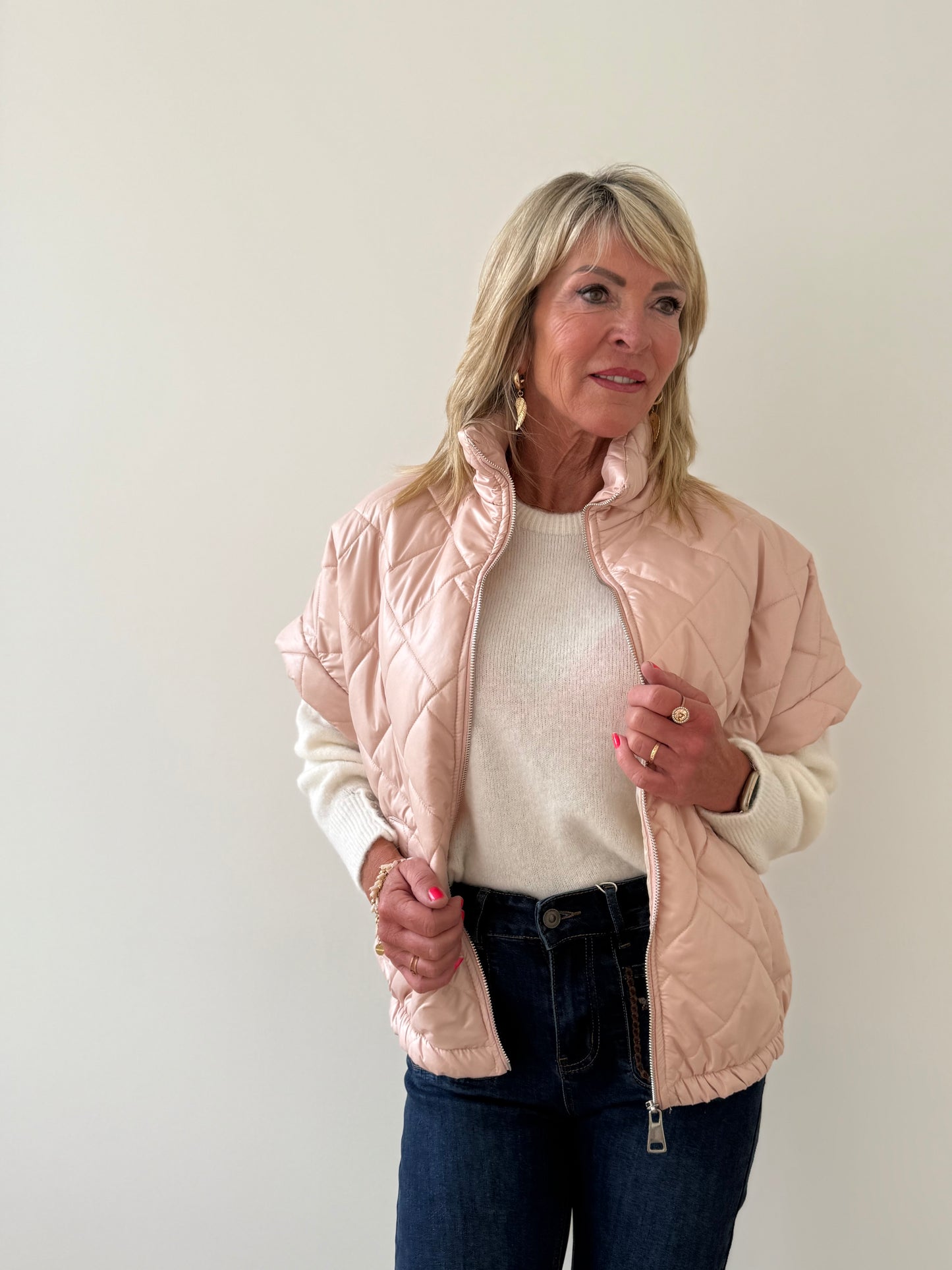 Bodywarmer Betty roze