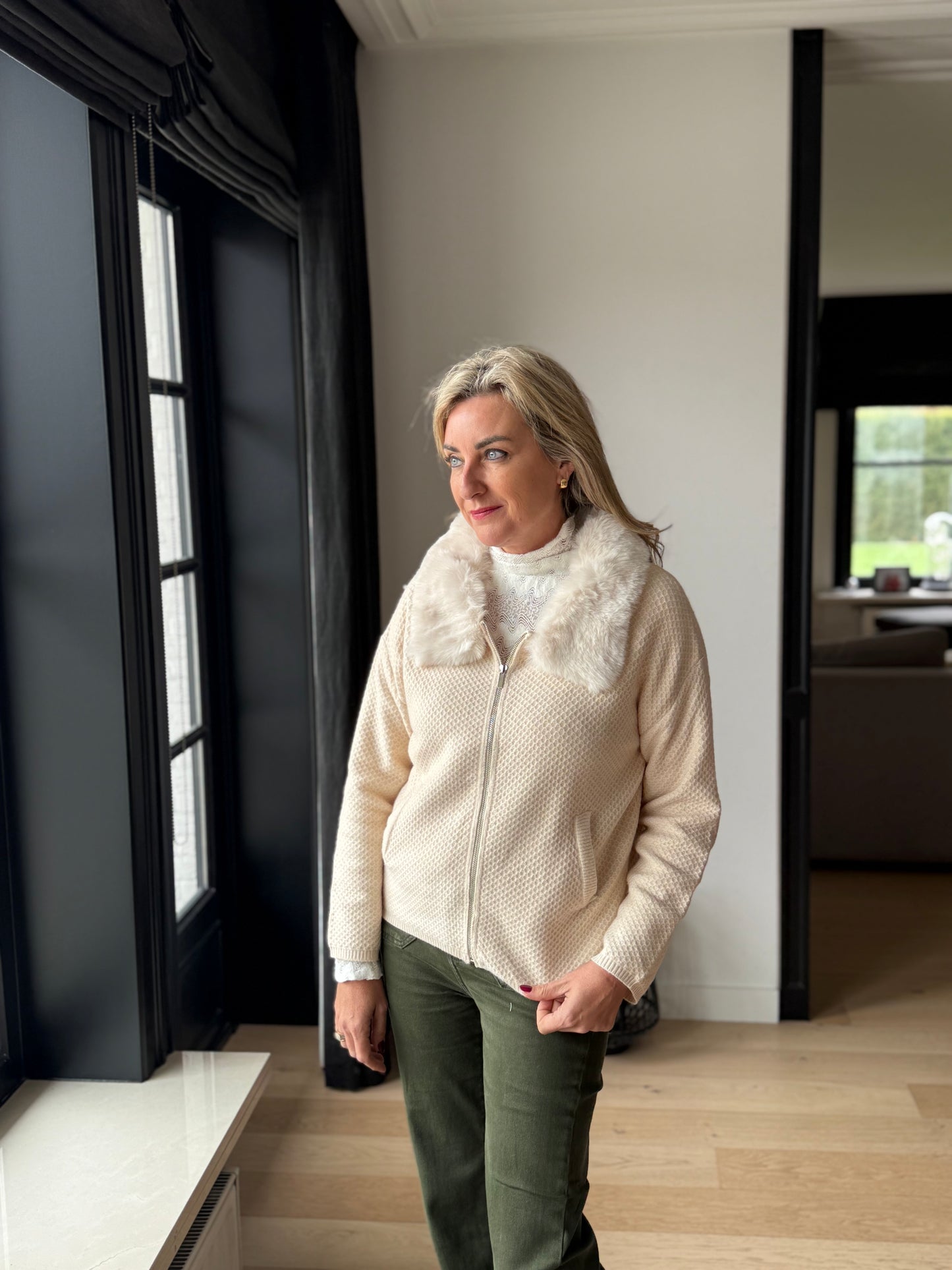 Gilet Blanca beige