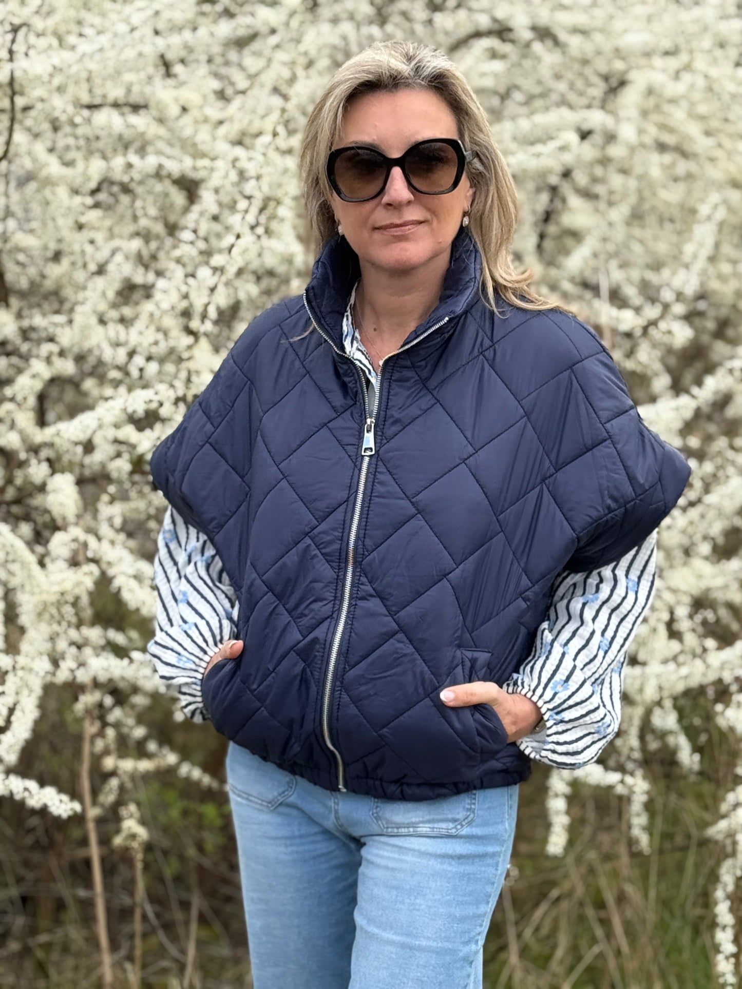 Bodywarmer Alfa Navy