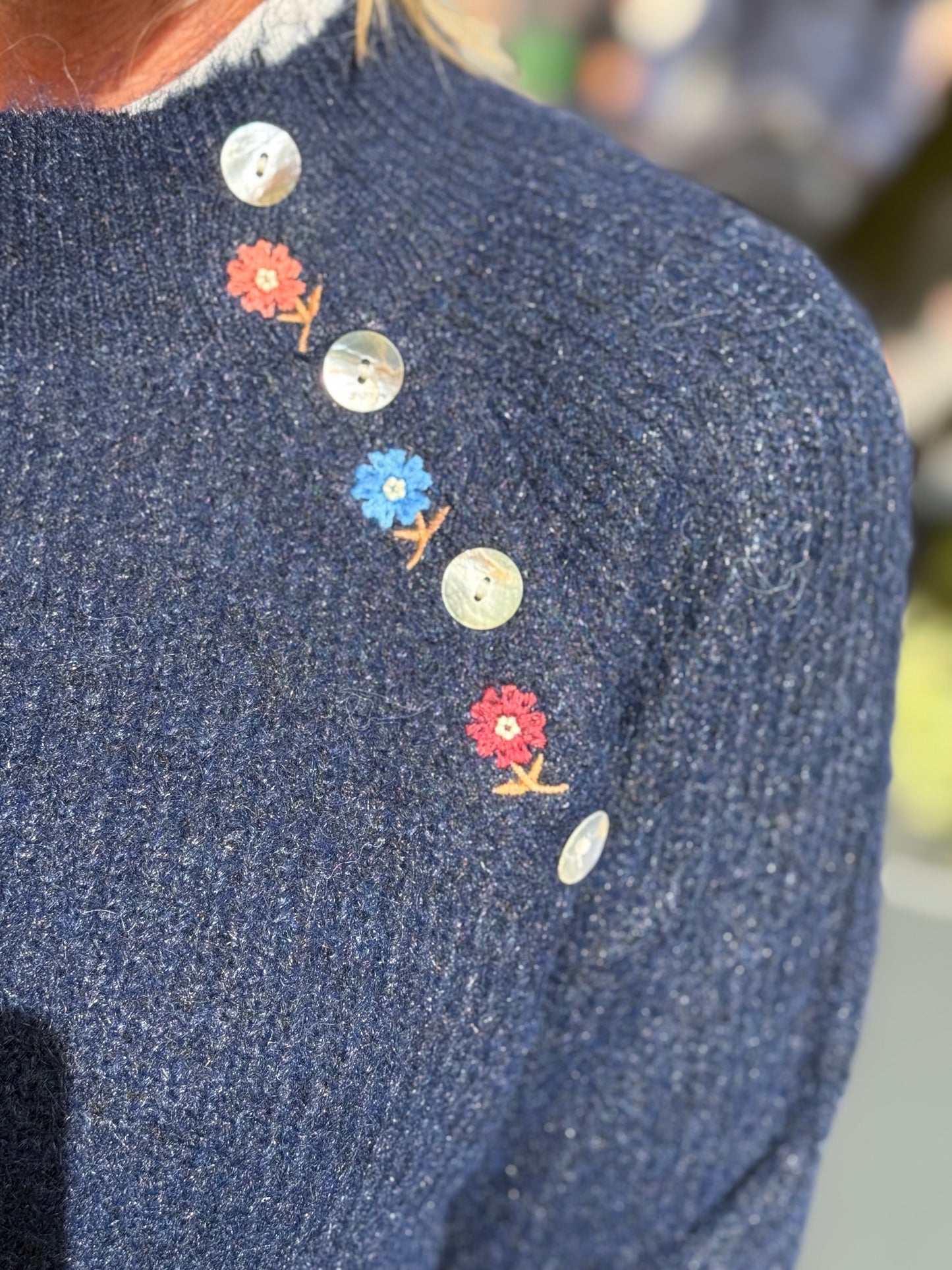 Pull Bodine blauw