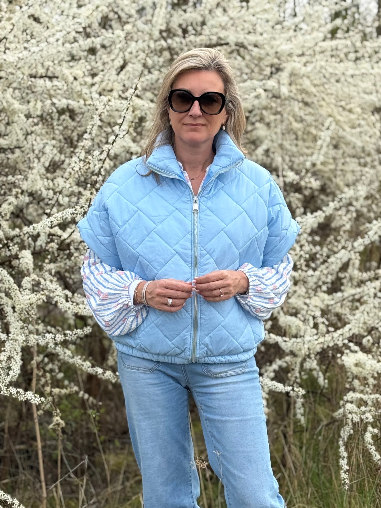 Bodywarmer Alfa sky blue