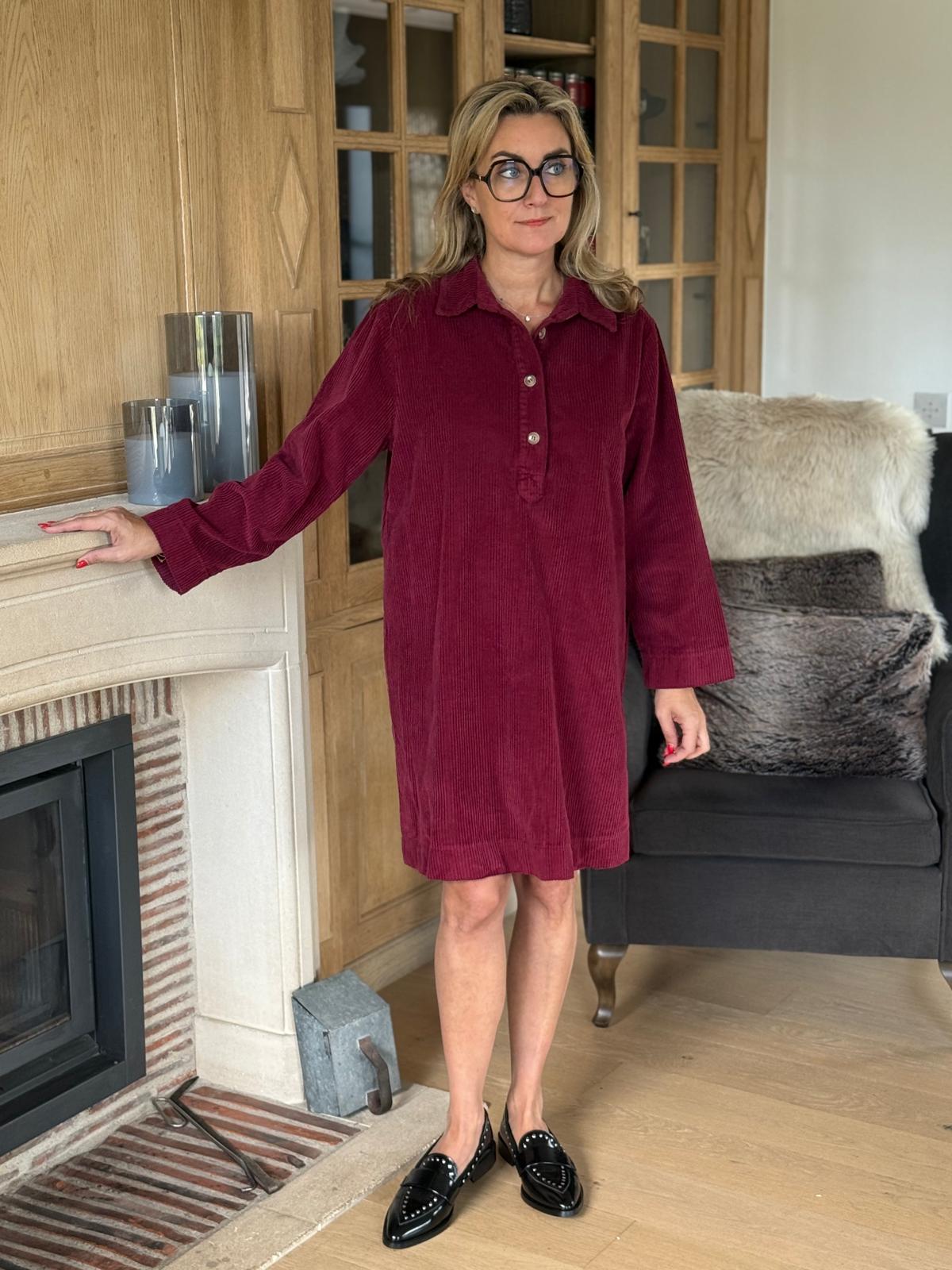 Kleed Bertine Bordeaux
