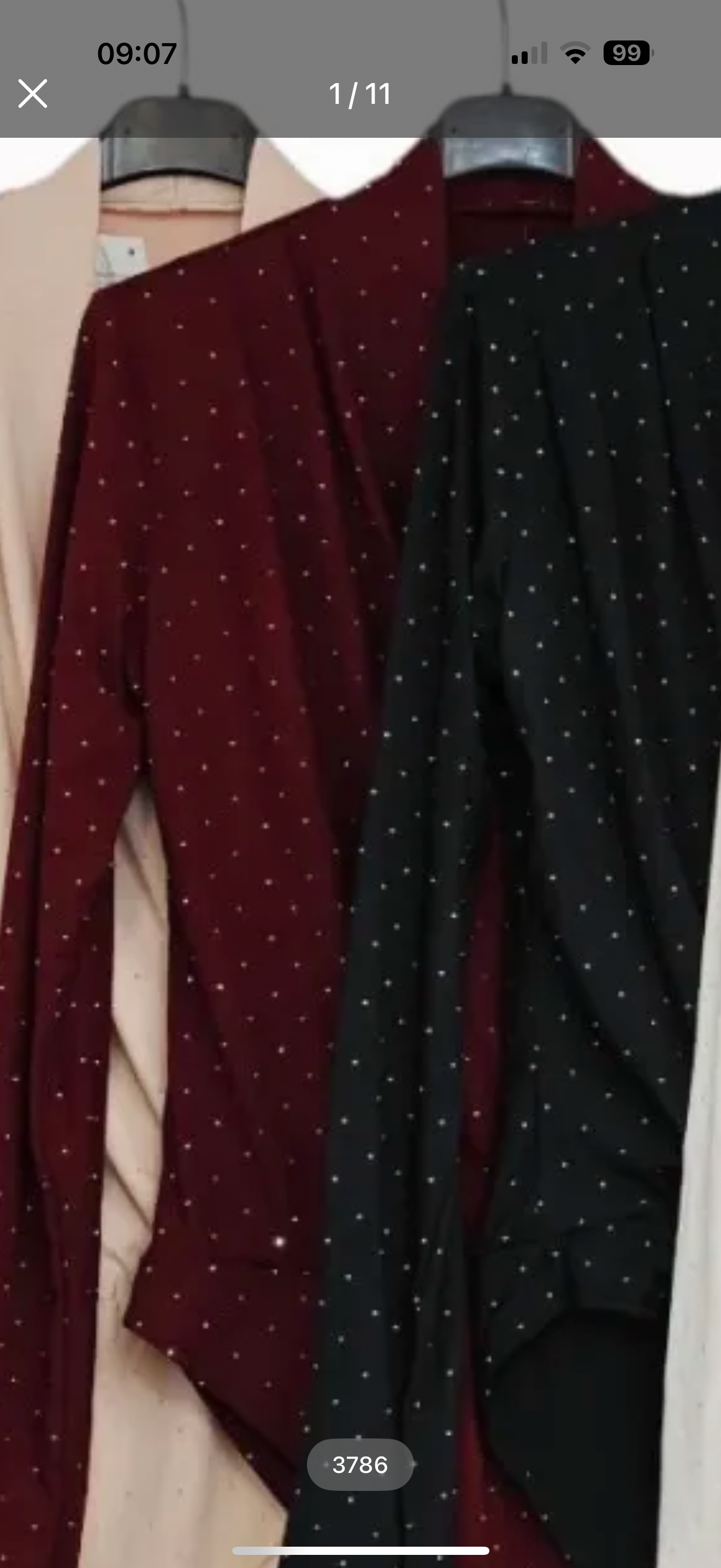 Body B strass burgundy