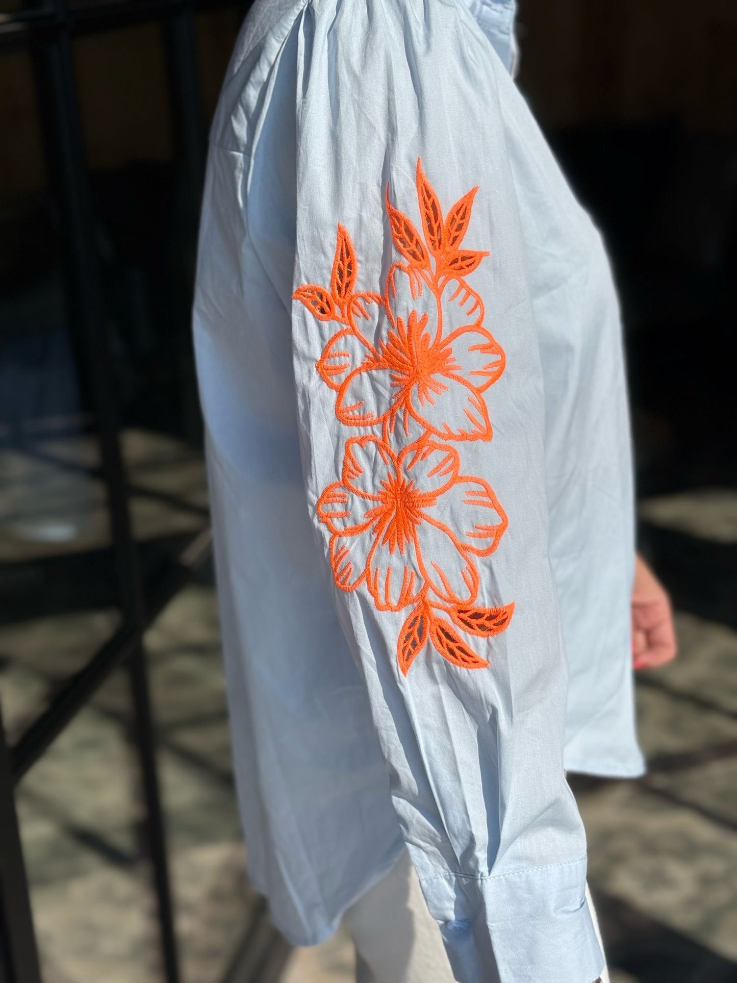 Blouse Anella blauw