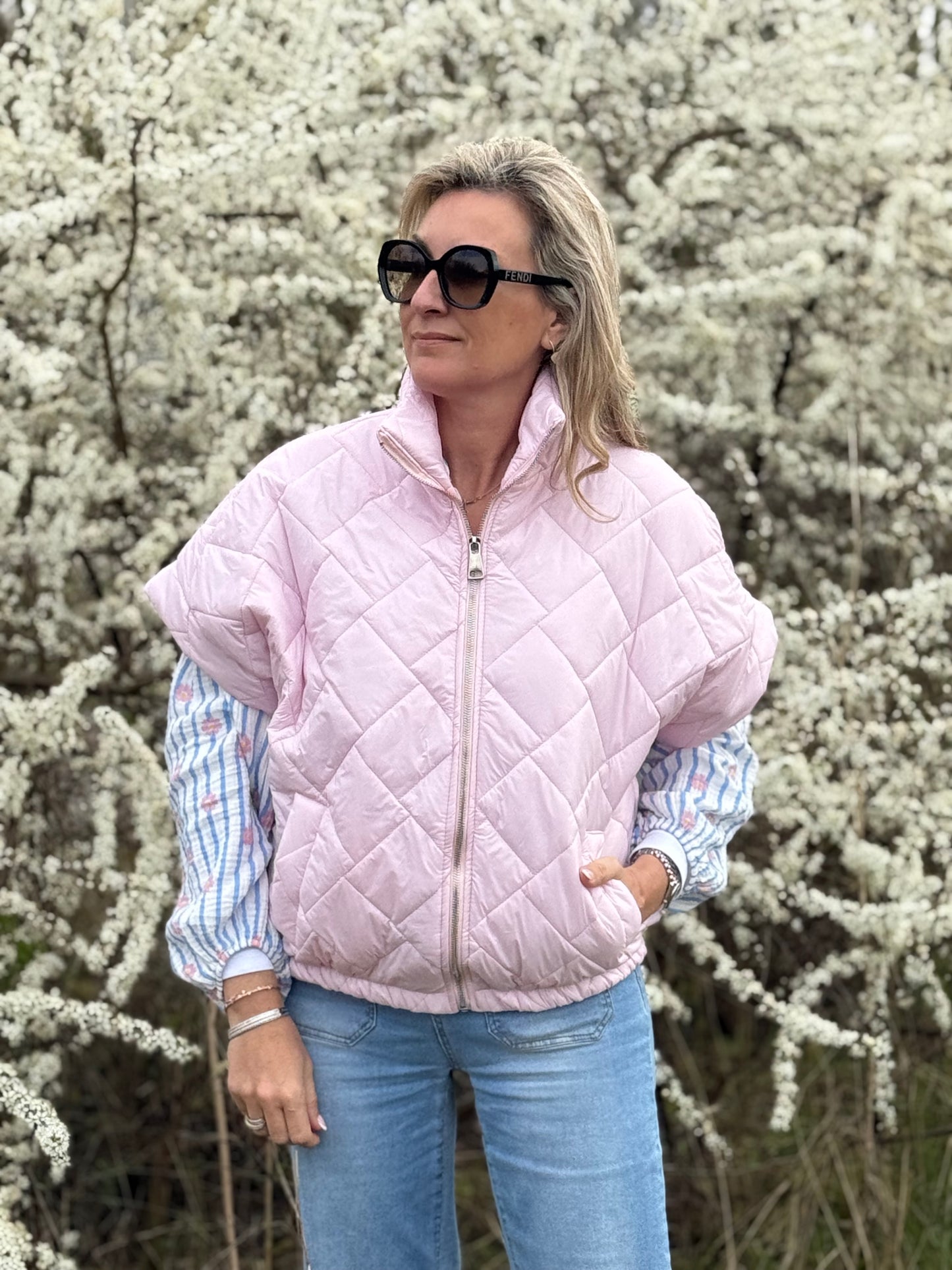 Bodywarmer Alfa Pink