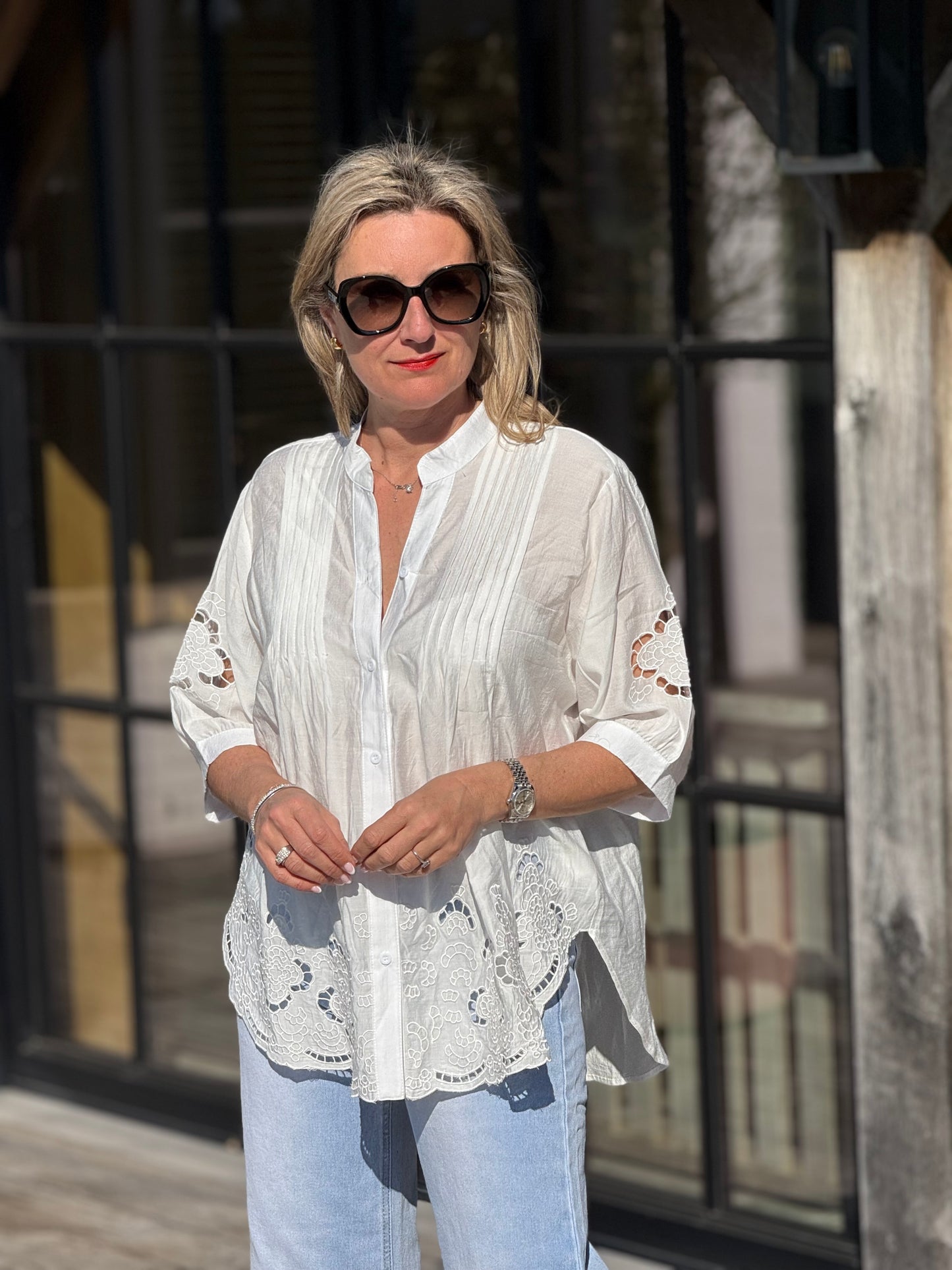 Blouse Ayda wit