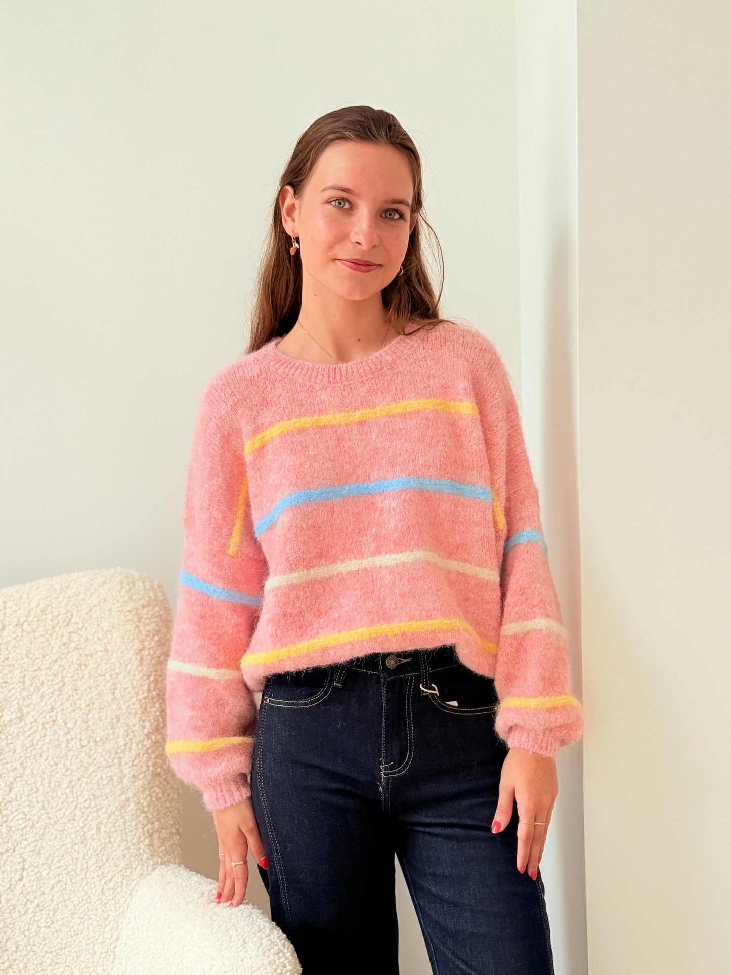 Pull Brigitte roze