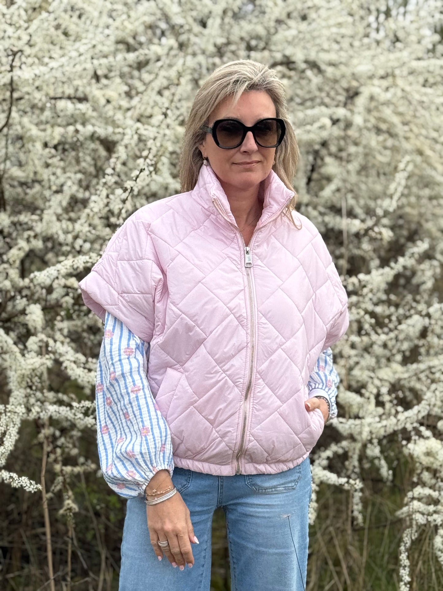 Bodywarmer Alfa Pink
