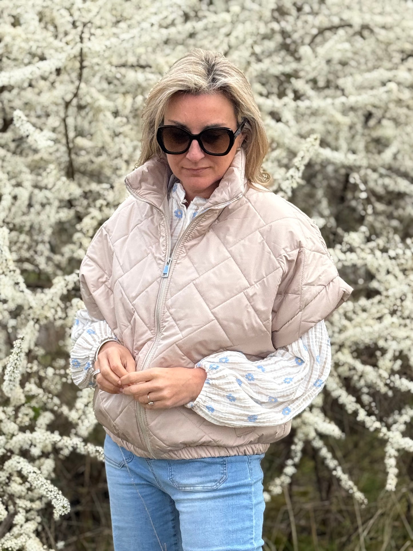 Bodywarmer Alfa beige