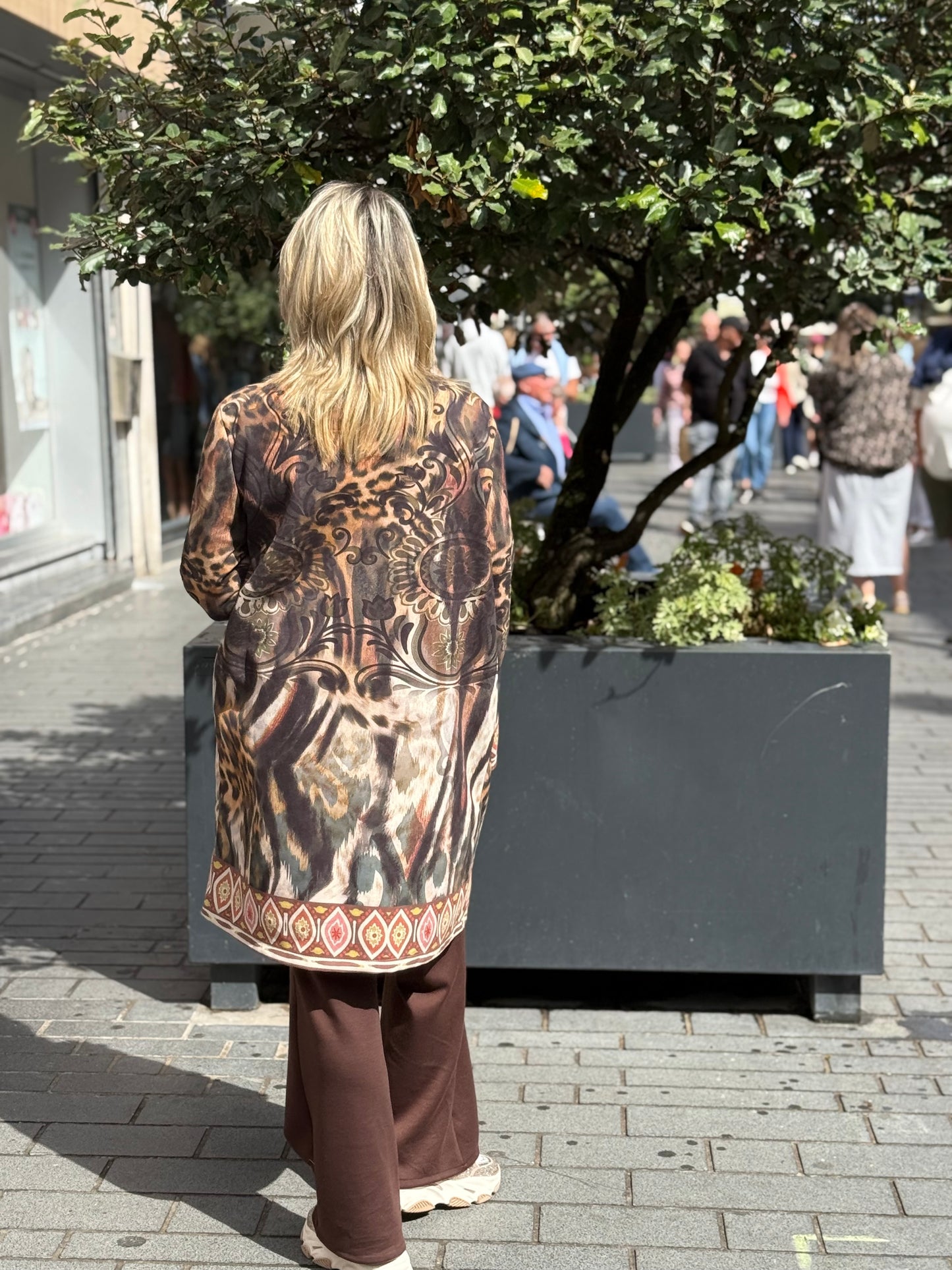 Lange jas Bridget Safari