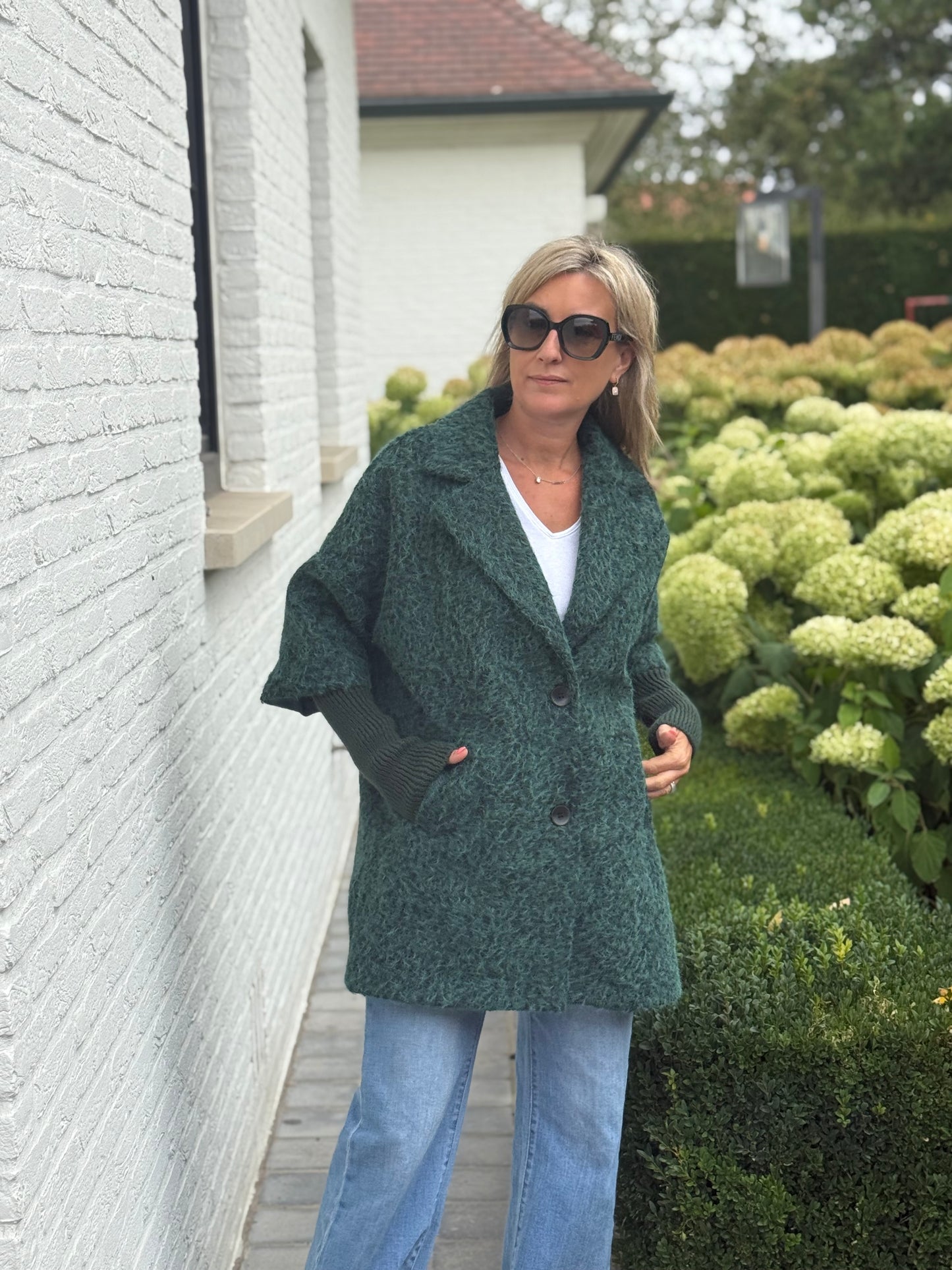 Korte jas Brenda Gucci groen