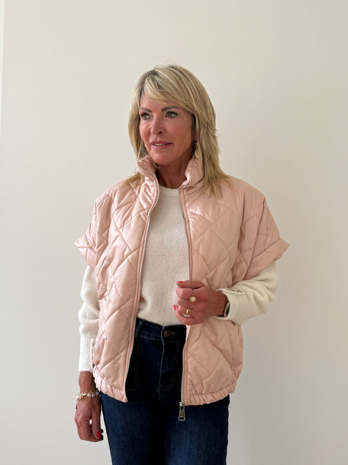Bodywarmer Betty roze