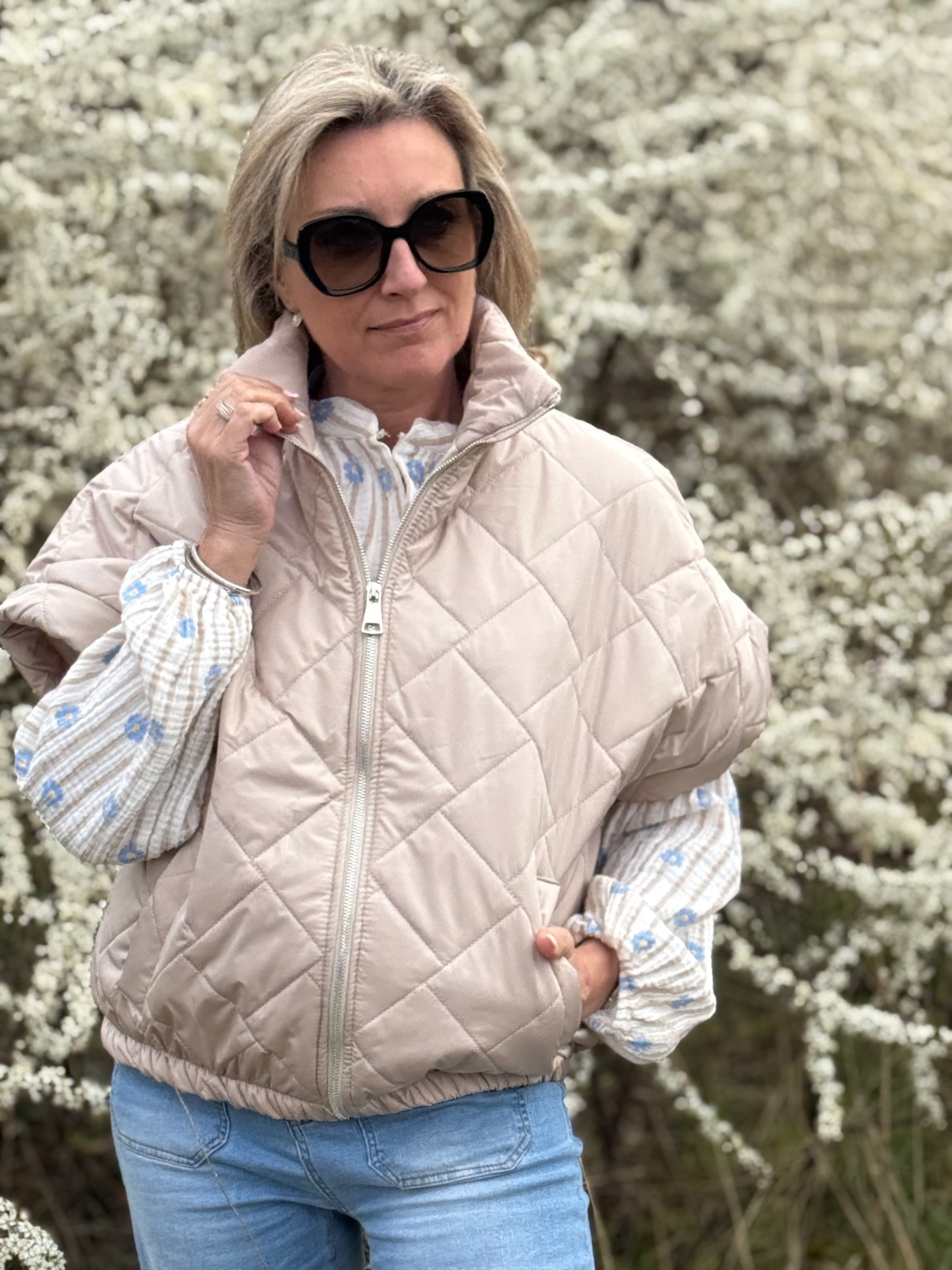 Bodywarmer Alfa beige