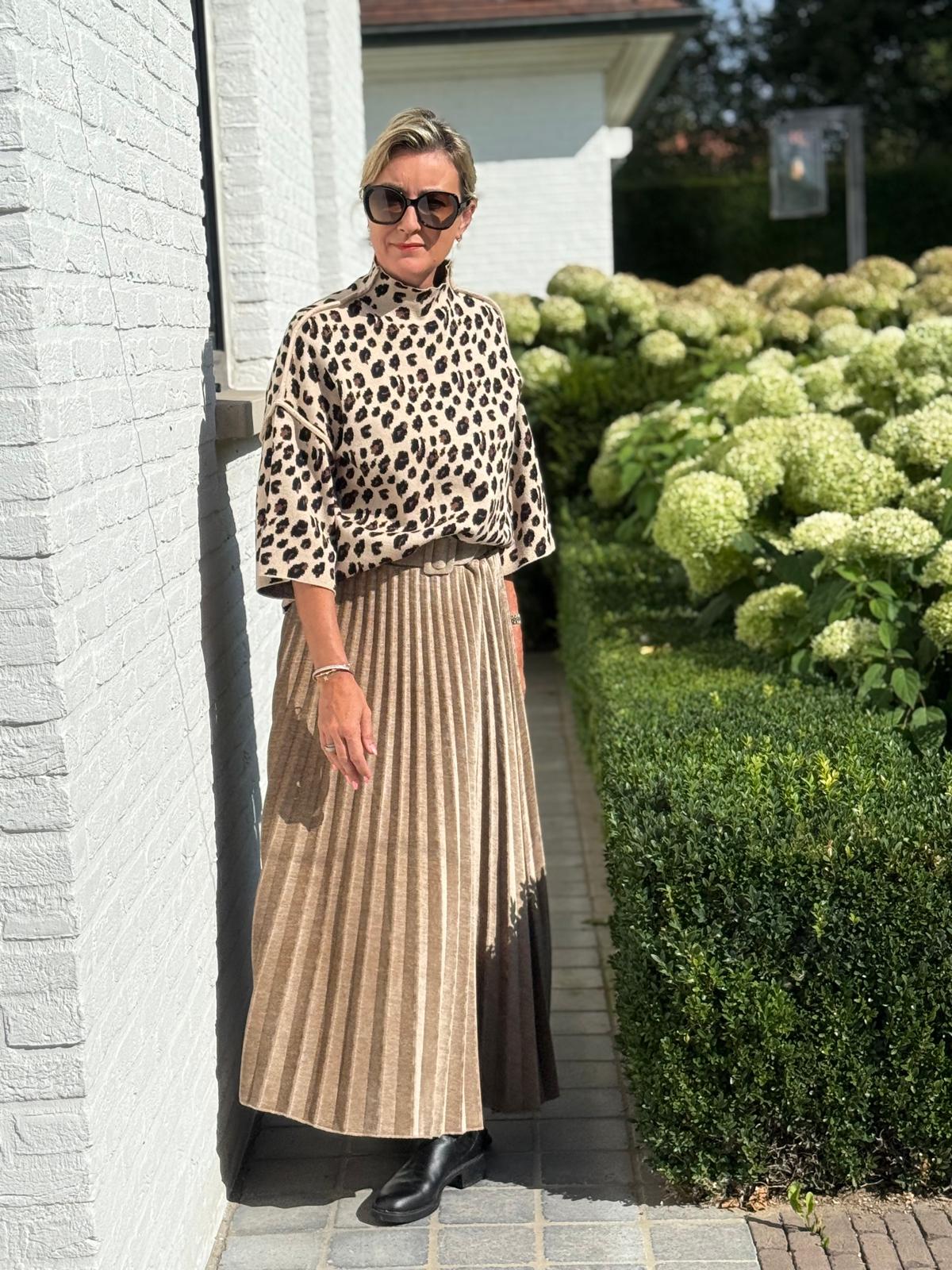 Trui Beril leopard