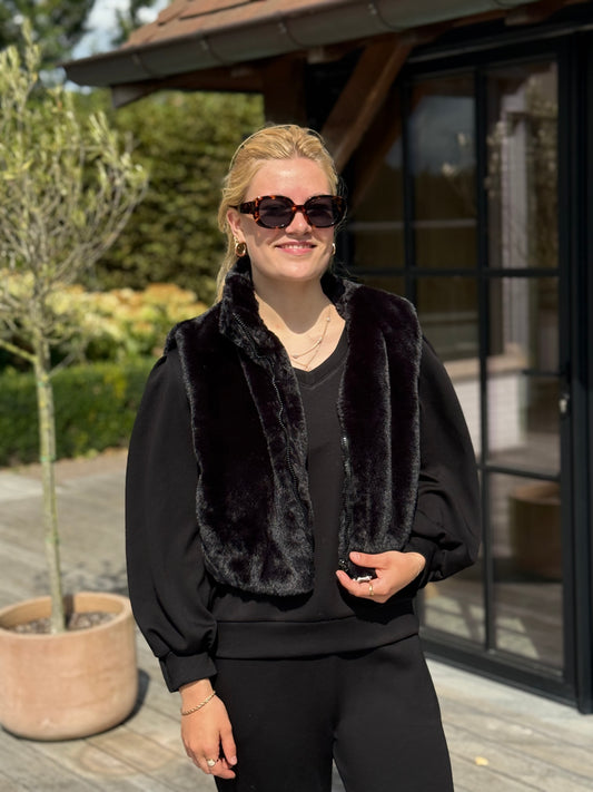 Bodywarmer Blanka zwart