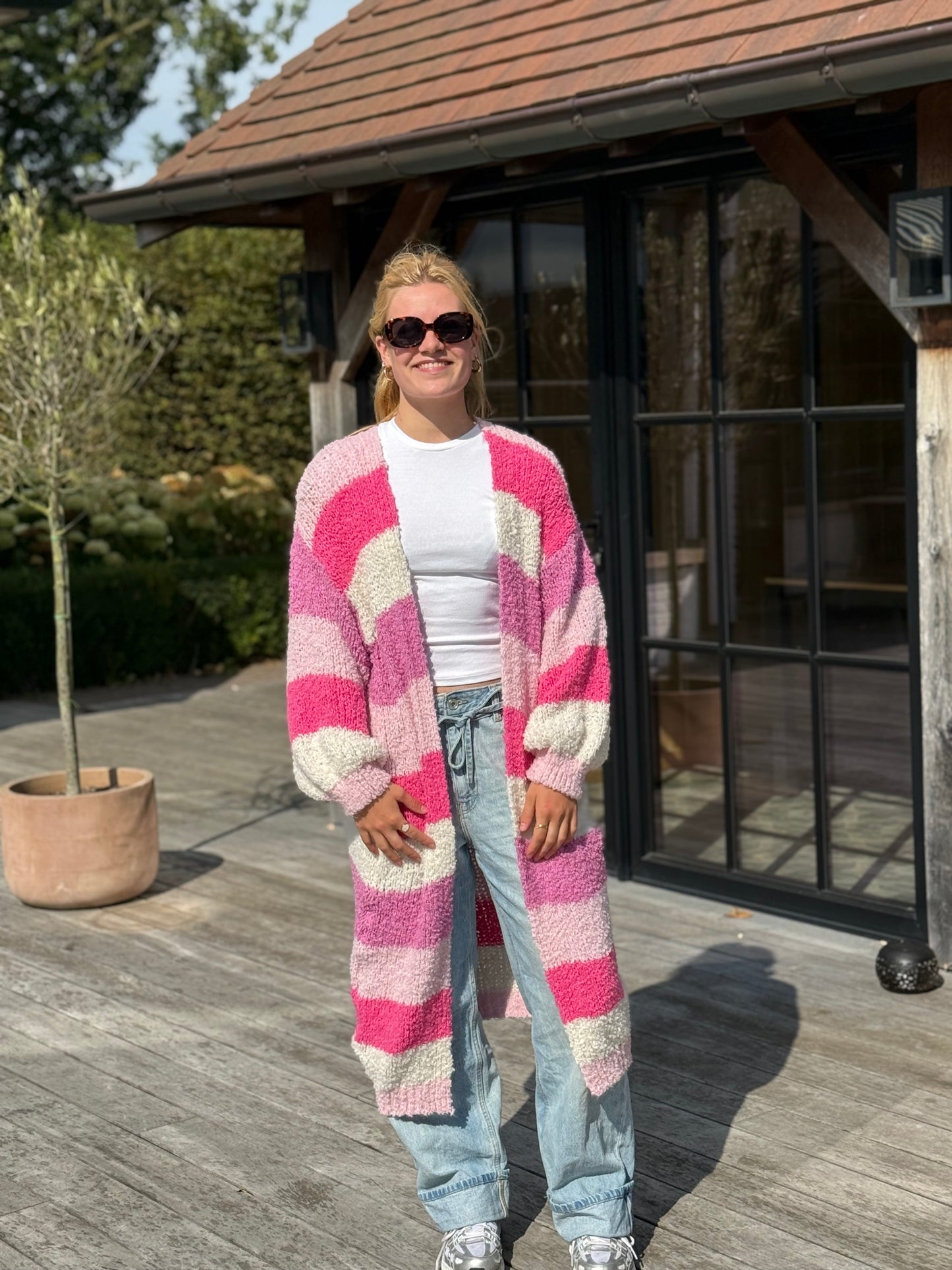 Gilet Bruzzi roze