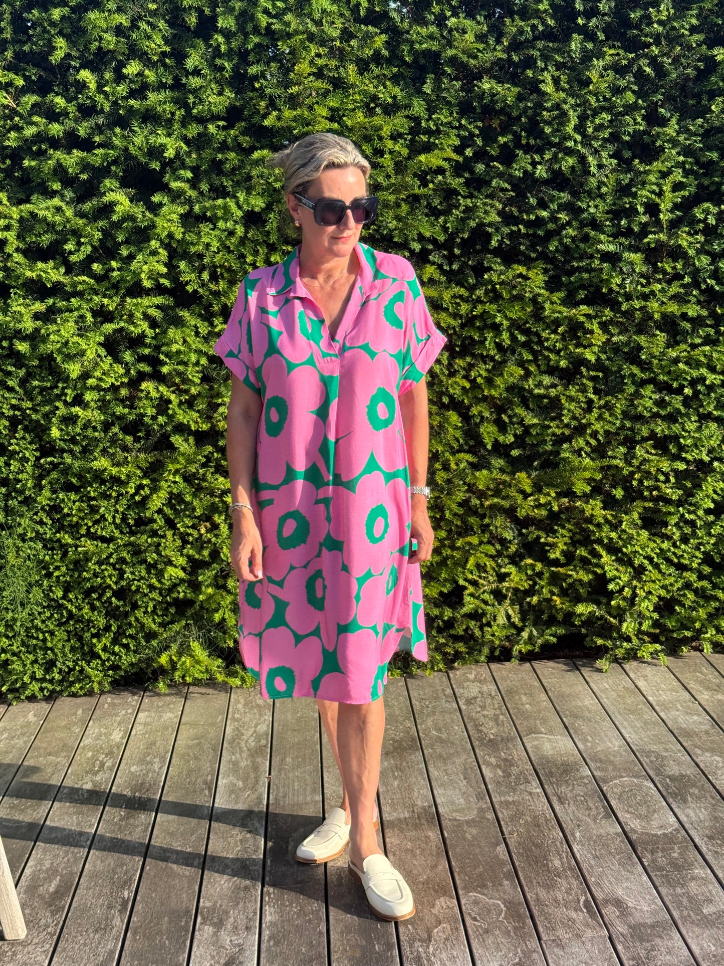 Kleed Cally Flowers Green
