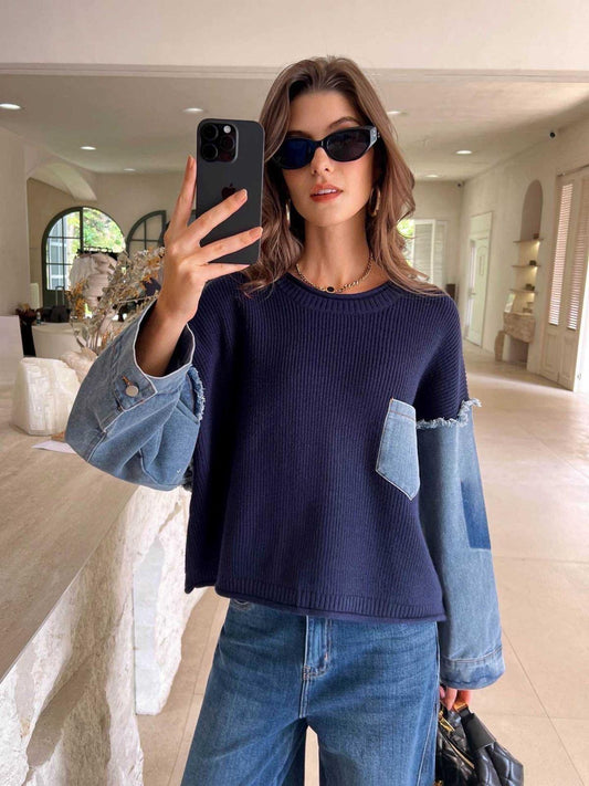 Pull Beluna blauw