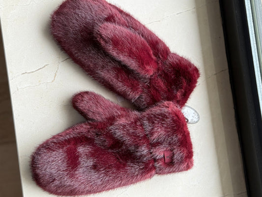 Handschoen Bine burgundy