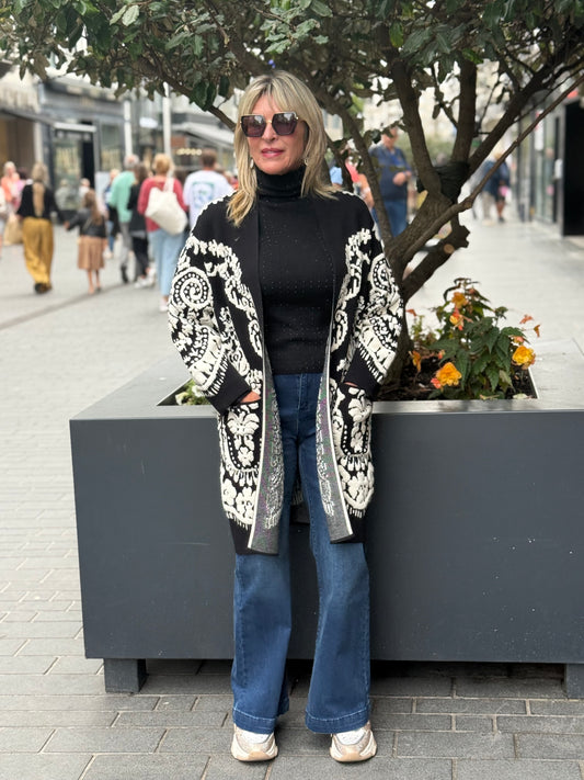 Gilet Bordo zwart